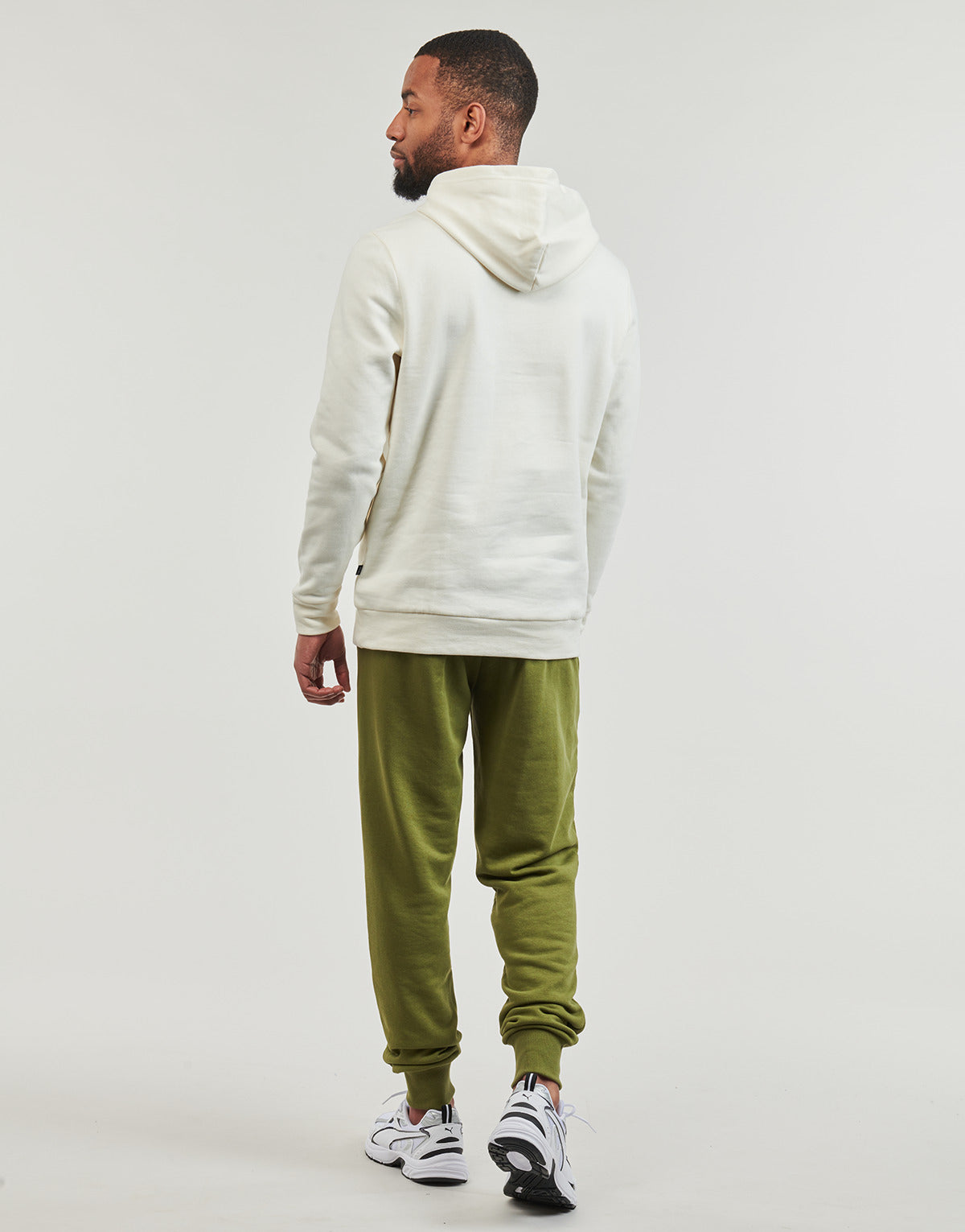 Felpa Uomo Puma BETTER ESSENTIALS HOODIE FL Bianco