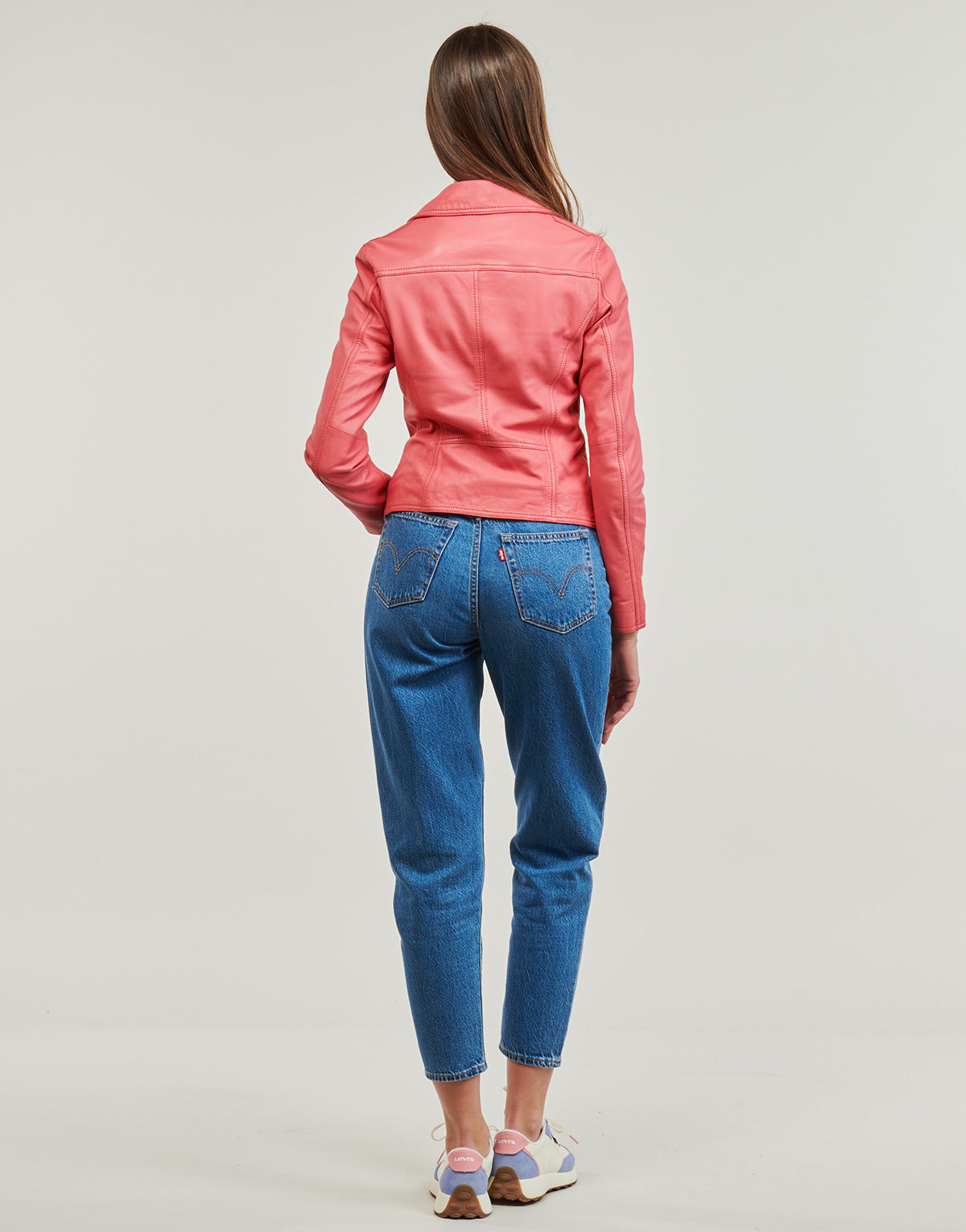 Giacca in pelle Donna Oakwood CLIPS Rosa