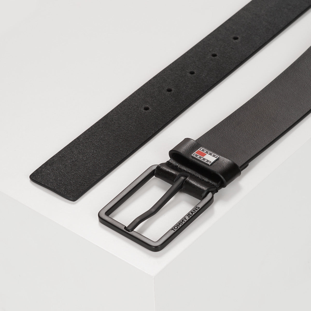 Cintura Uomo Tommy Jeans TJM NEW LEATHER 4.0 Nero