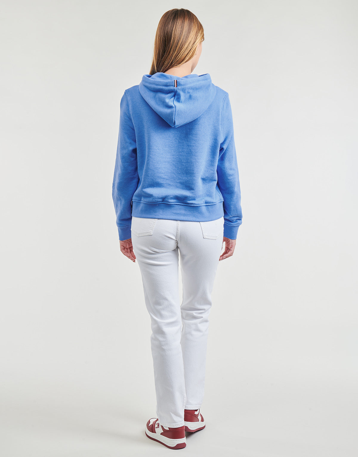 Felpa Donna Tommy Hilfiger 1985 RLX MINI CORP LOGOHOODIE Blu