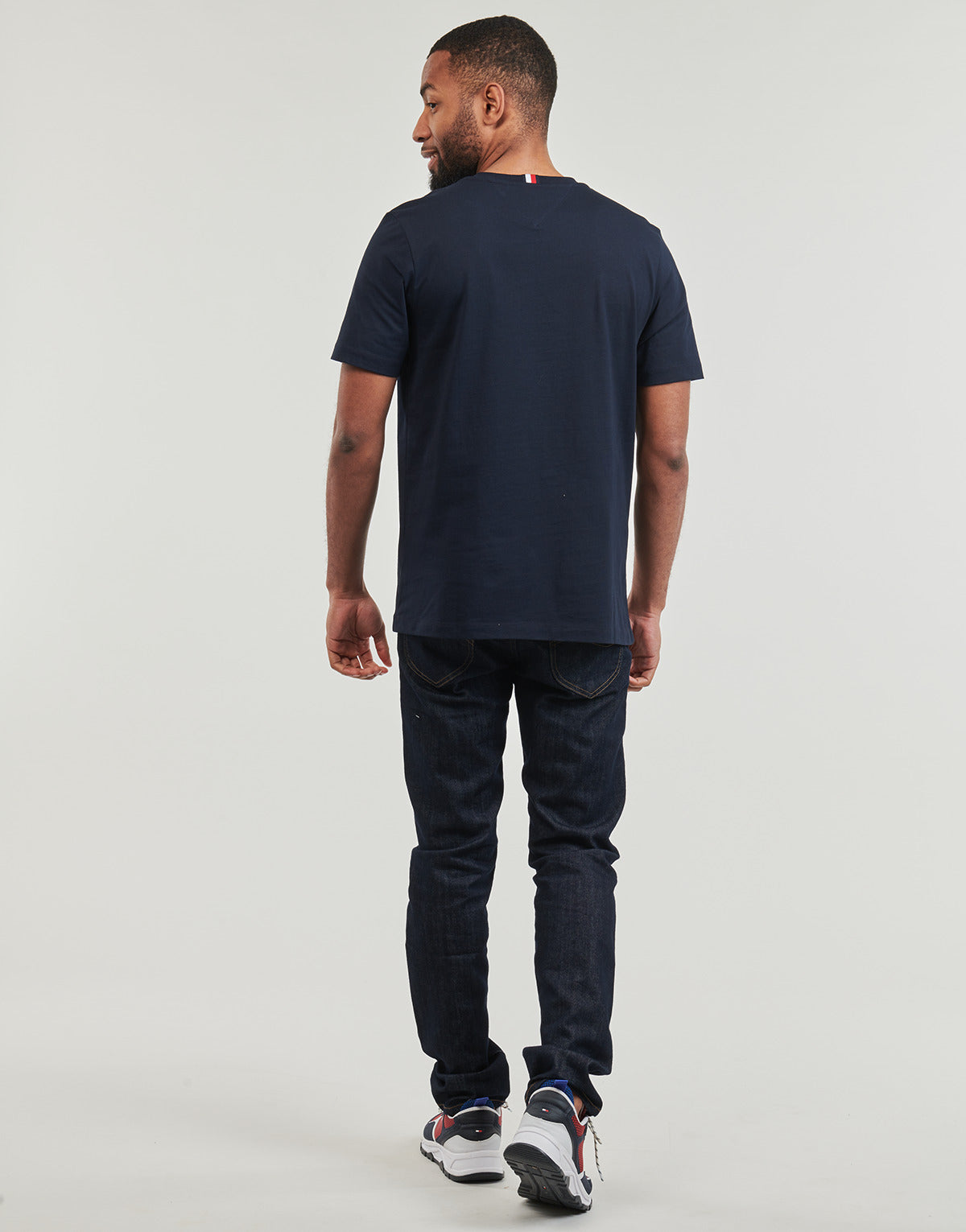 T-shirt Uomo Tommy Hilfiger SCRIPT LOGO TEE Marine