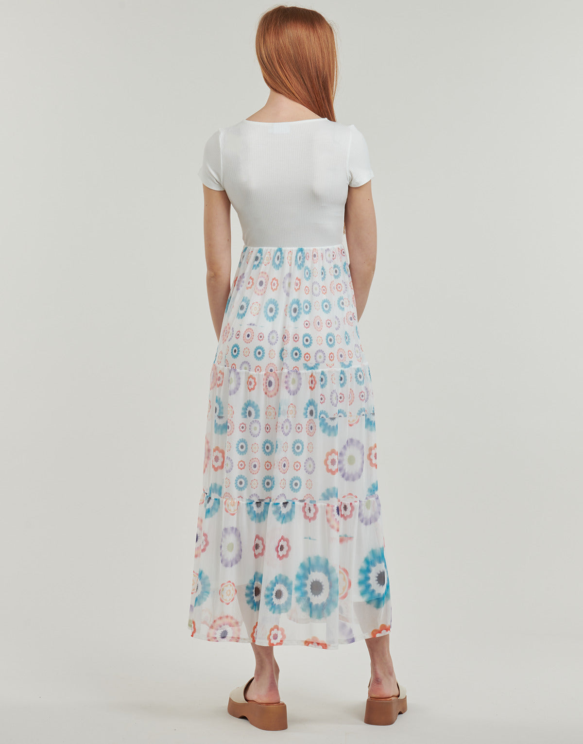 Abito lungo Donna Desigual VEST_GALIANA Bianco