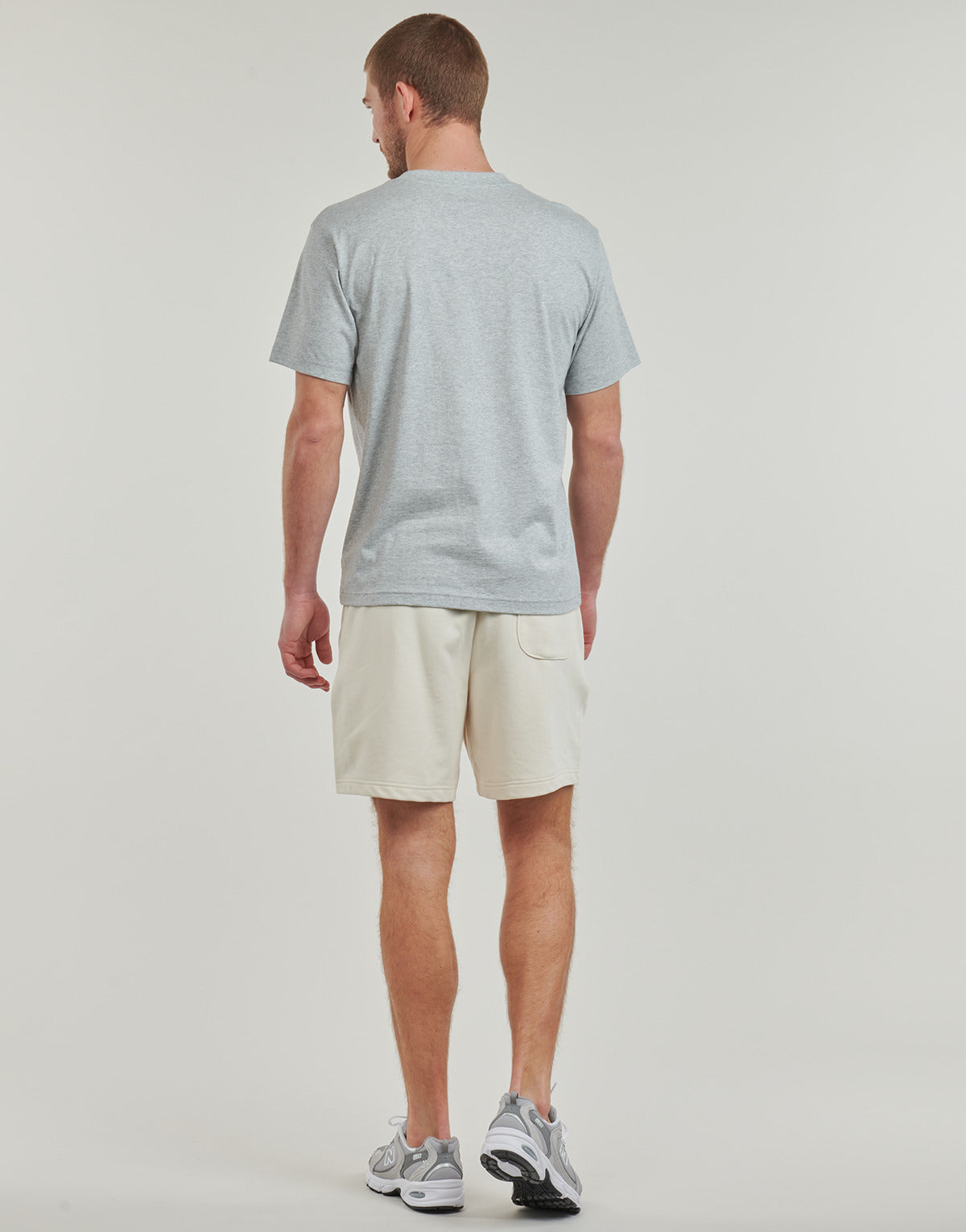 T-shirt Uomo New Balance SMALL LOGO JERSEY TEE Grigio