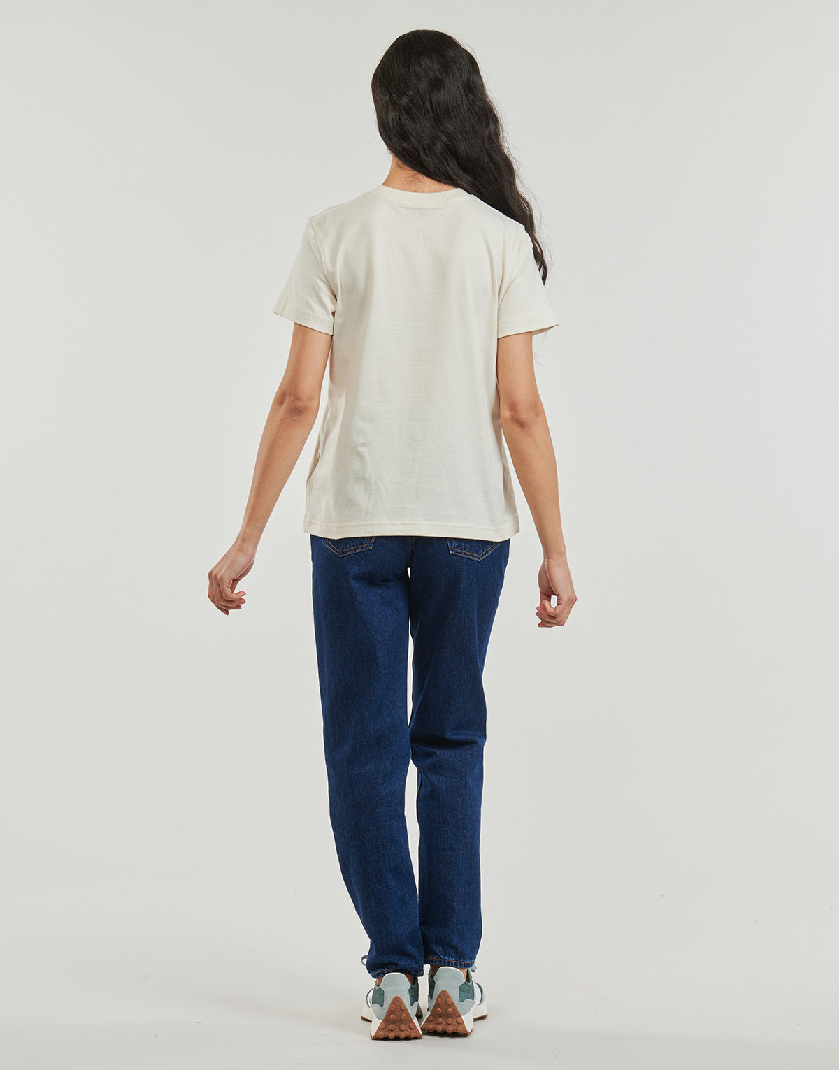 T-shirt Donna New Balance SMALL LOGO T-SHIRT Beige