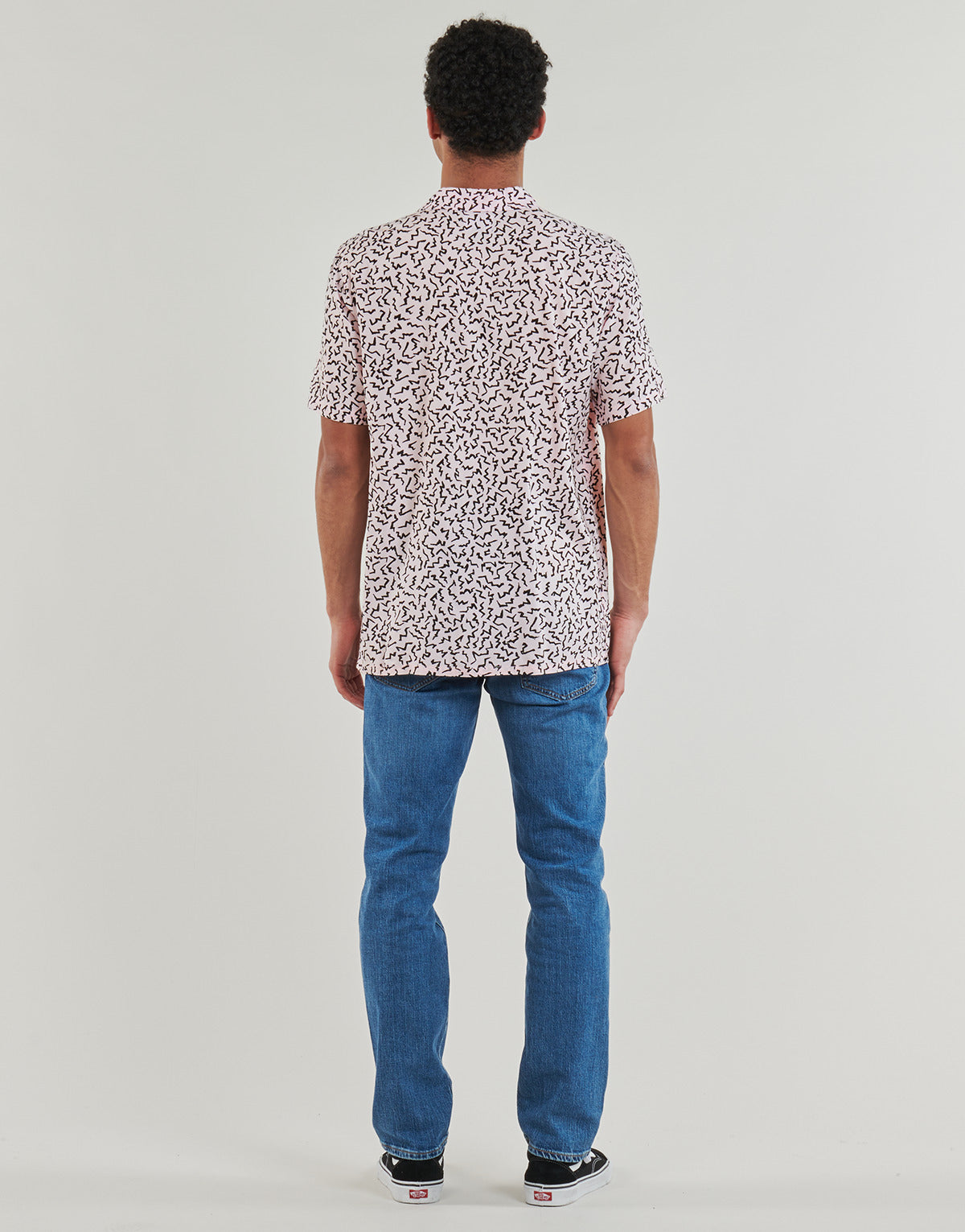 Camicia a maniche corte Uomo Volcom ASPHALT BEACH SS Beige