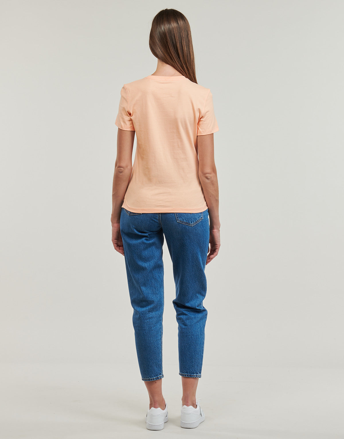 T-shirt Donna Guess SEQUINS LOGO TEE Rosa