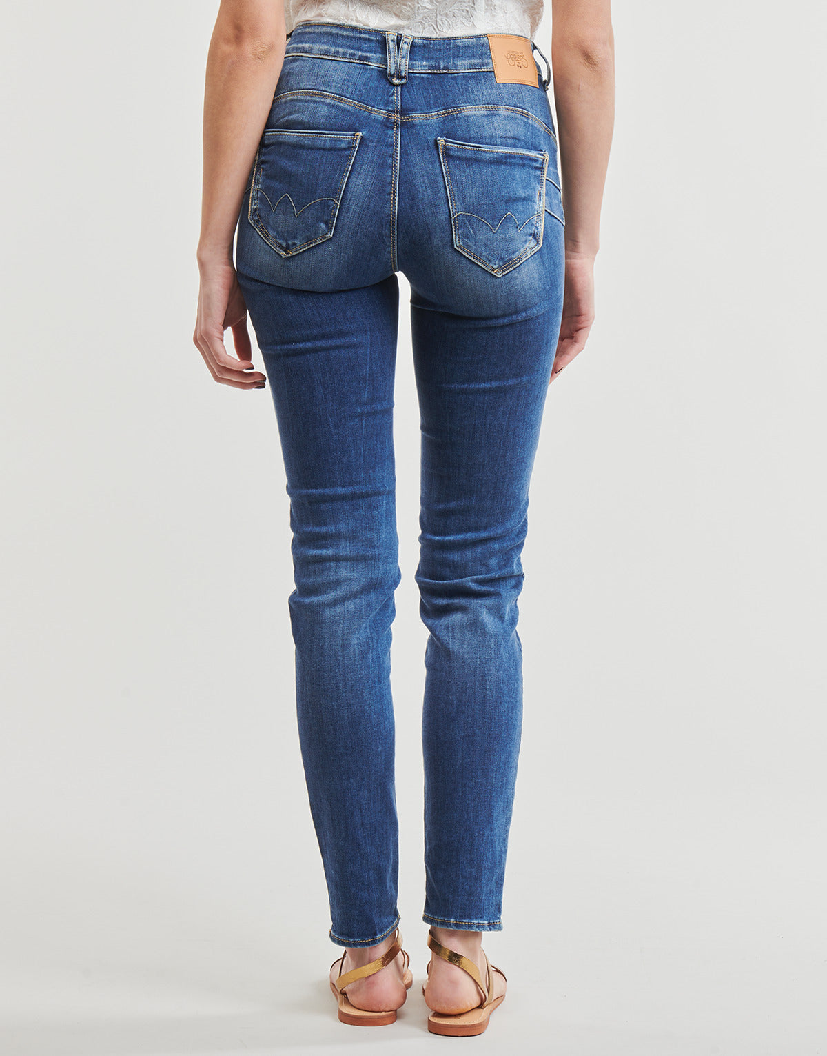 Jeans Slim Donna Le Temps des Cerises MENARS PULP SLIM Blu