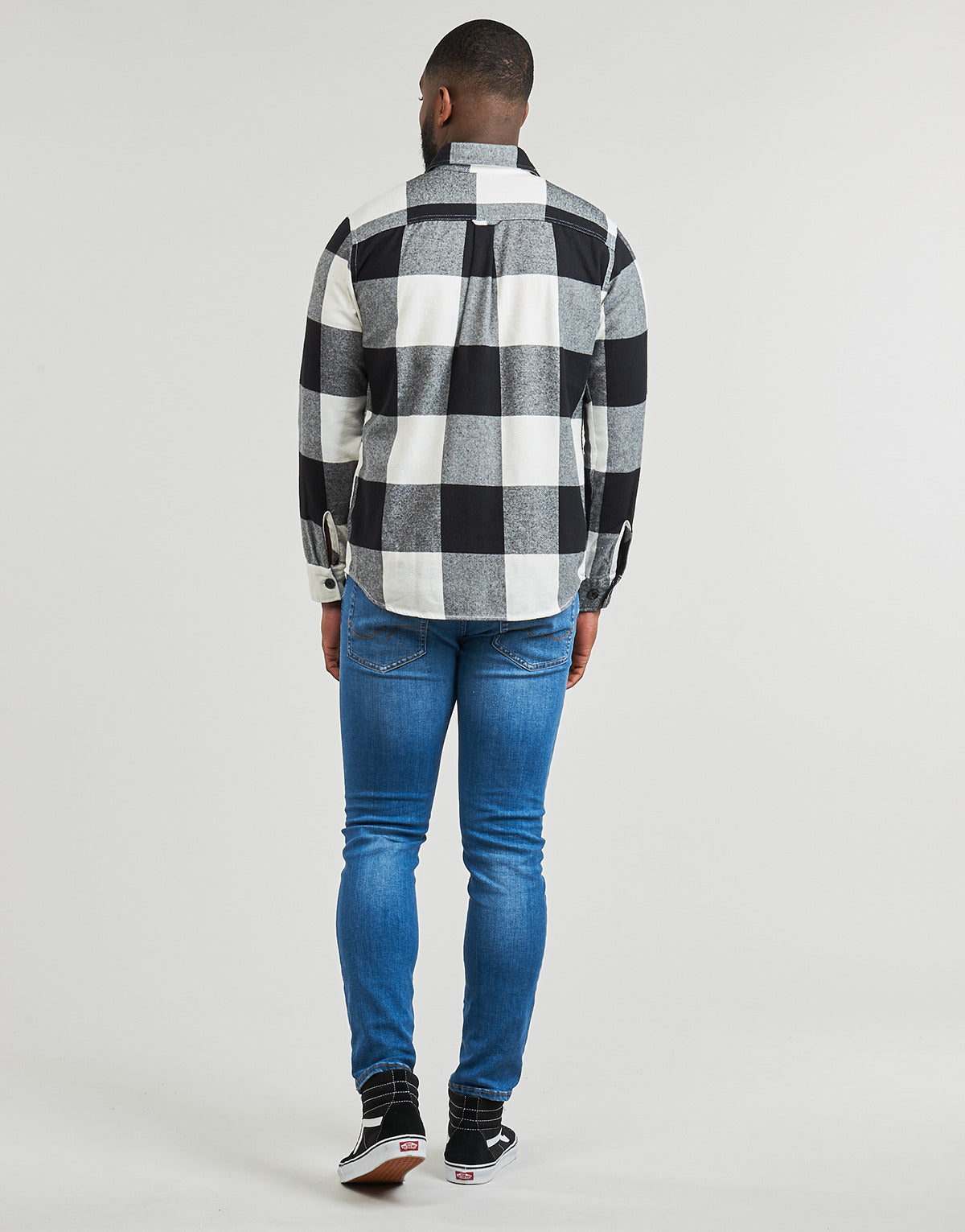 Camicia a maniche lunghe Uomo Jack & Jones JJEDARREN BUFFALO OVERSHIRT LS Nero