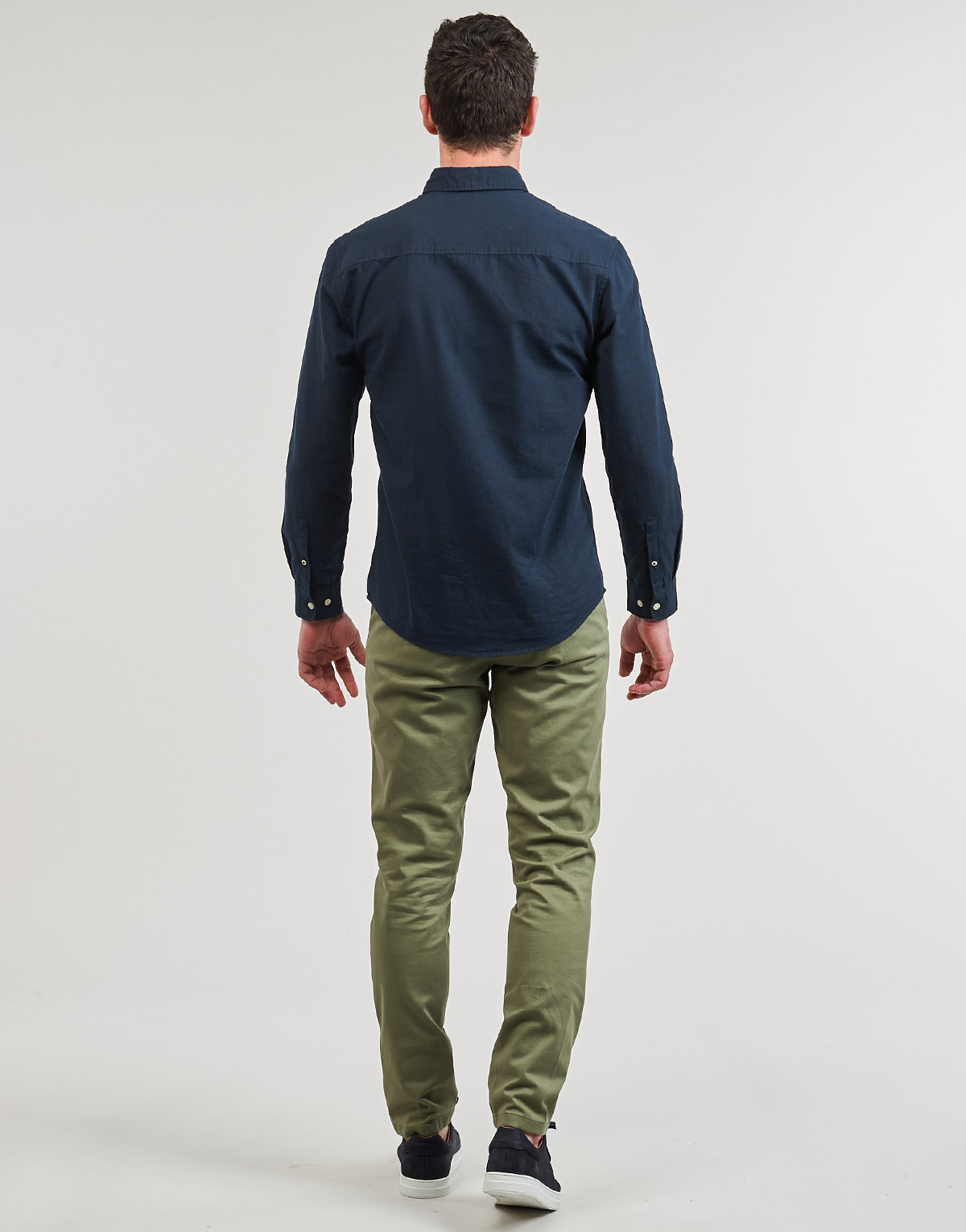 Camicia a maniche lunghe Uomo Jack & Jones JJEOXFORD SHIRT LS Marine