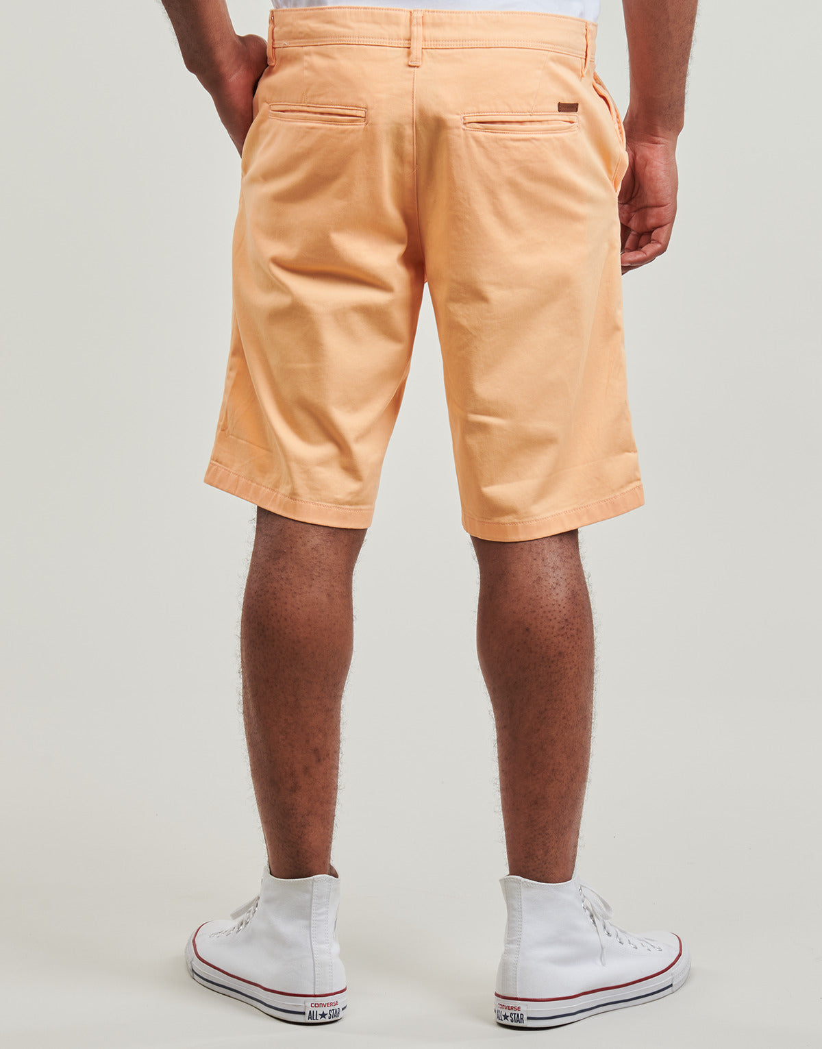 Pantaloni corti Uomo Jack & Jones JPSTBOWIE JJSHORTS SOLID SN Arancio