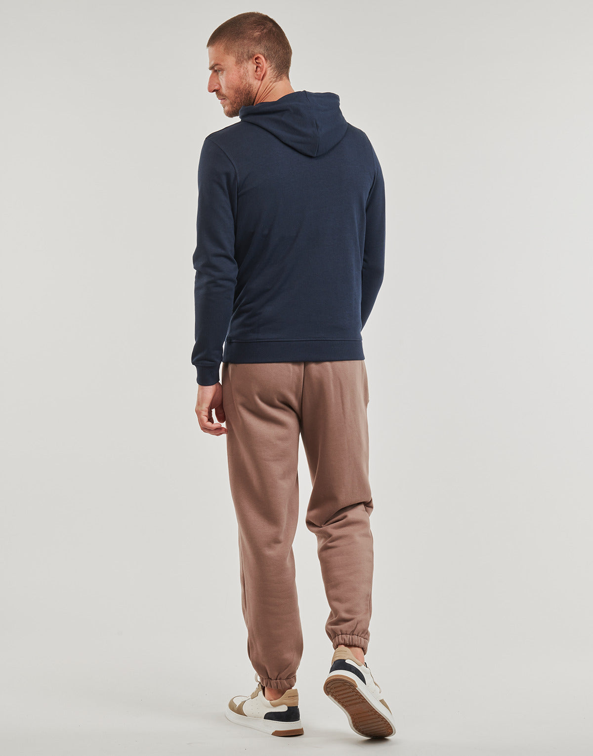 Felpa Uomo Jack & Jones JJZURI SWEAT HOOD Marine