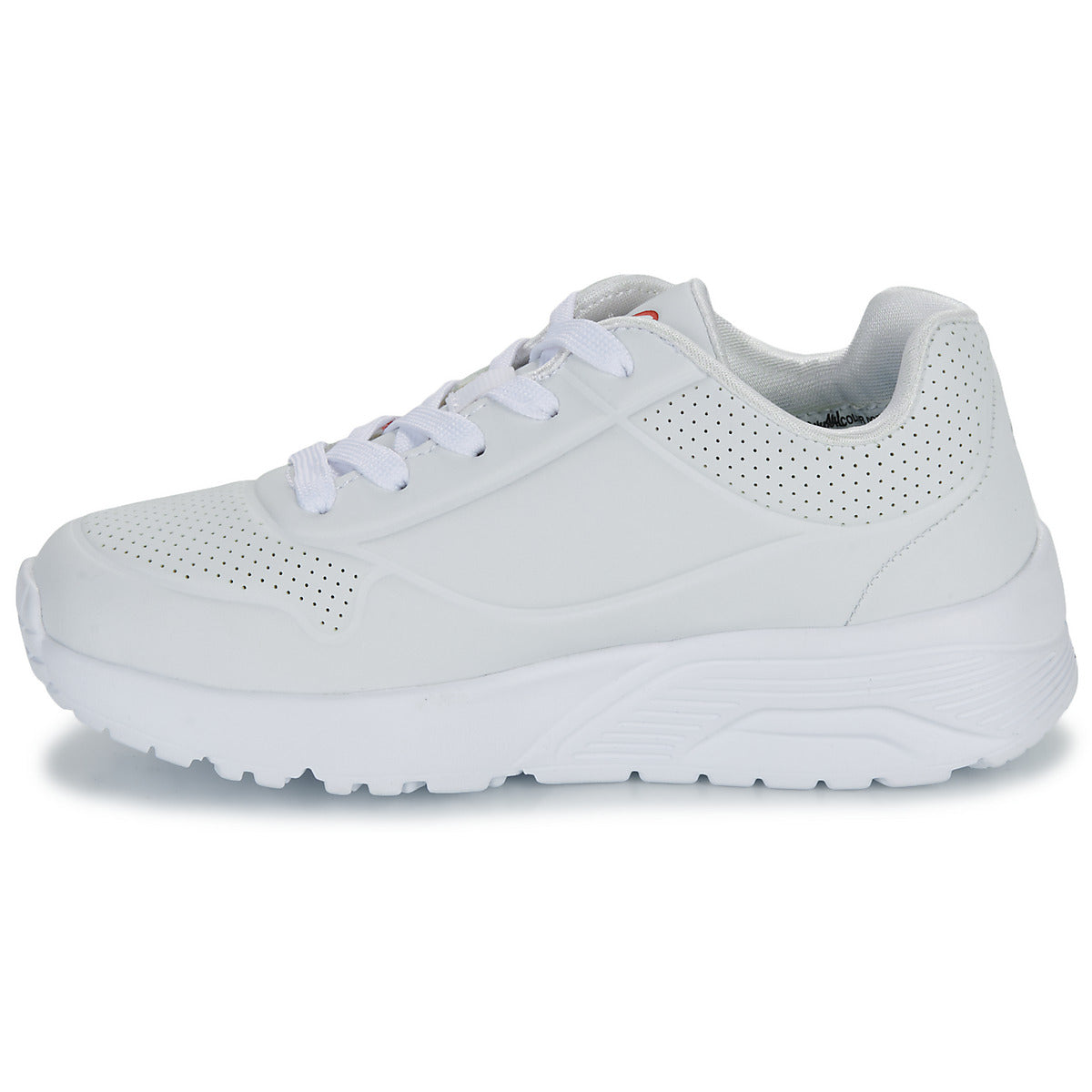 Scarpe bambini ragazza Skechers UNO LITE - GOLDCROWN SPREAD THE LOVE Bianco