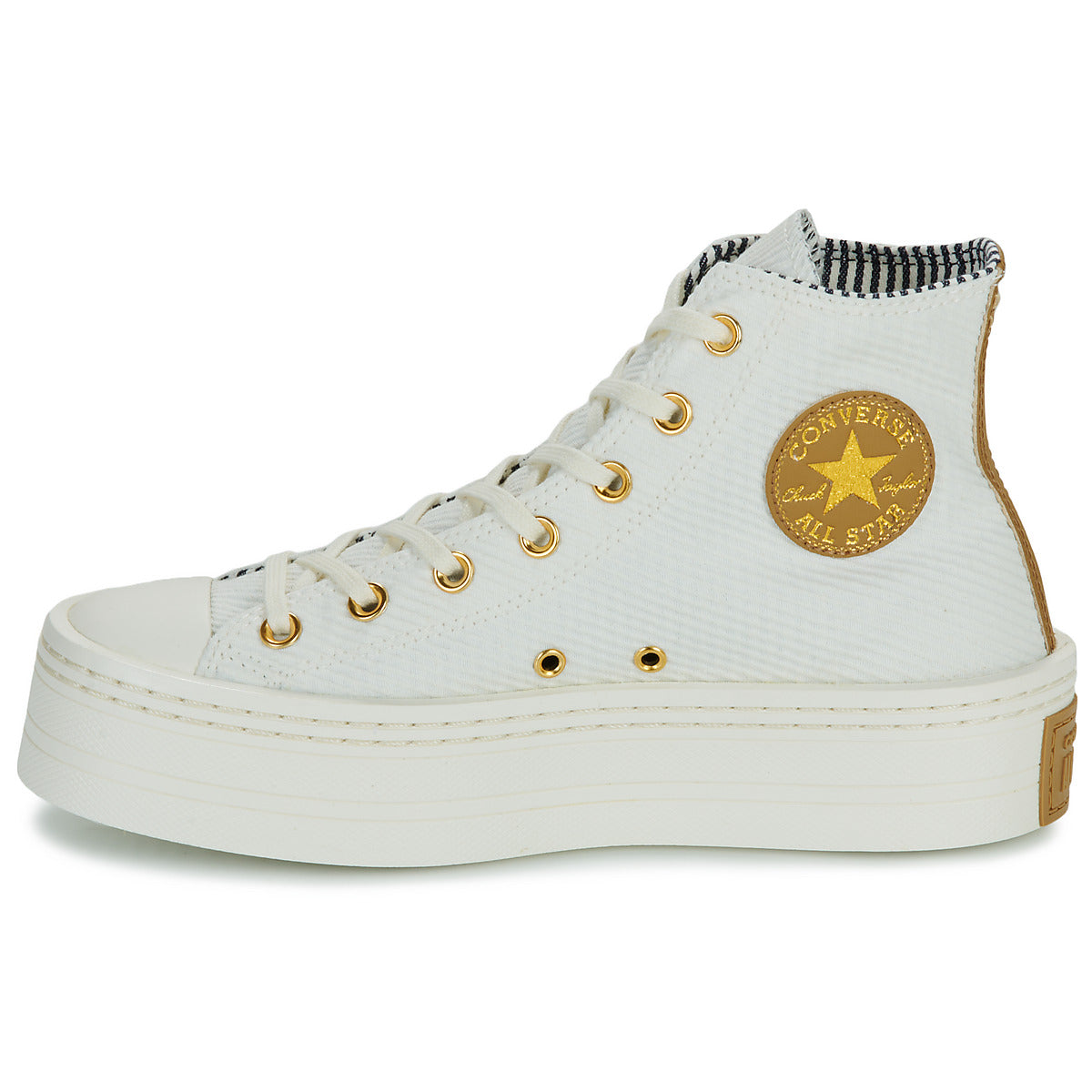 Sneakers alte Donna Converse CHUCK TAYLOR ALL STAR MODERN LIFT Bianco