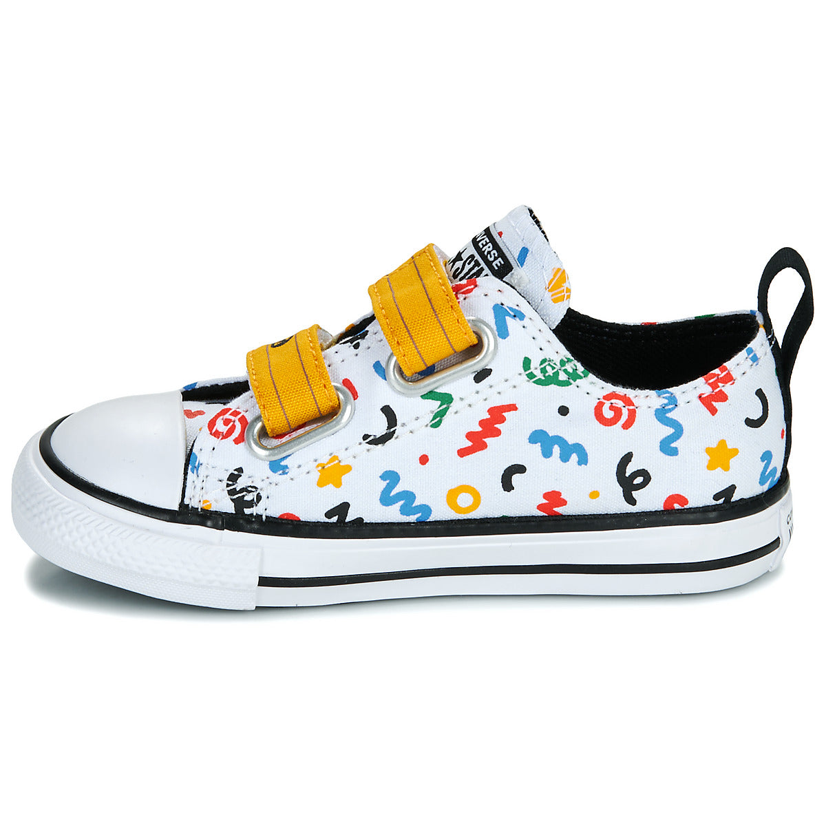 Scarpe bambini ragazza Converse CHUCK TAYLOR ALL STAR EASY-ON DOODLES Bianco