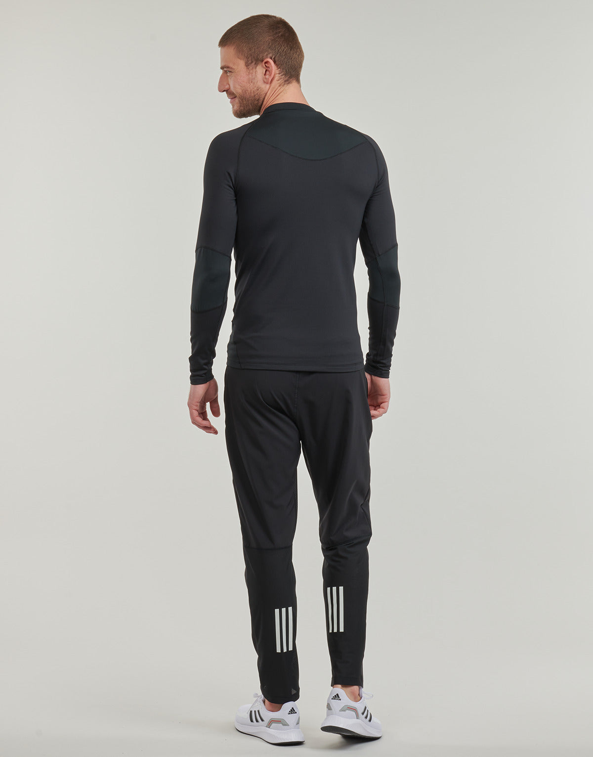 T-shirts a maniche lunghe Uomo adidas TF CR LS TEE M Nero