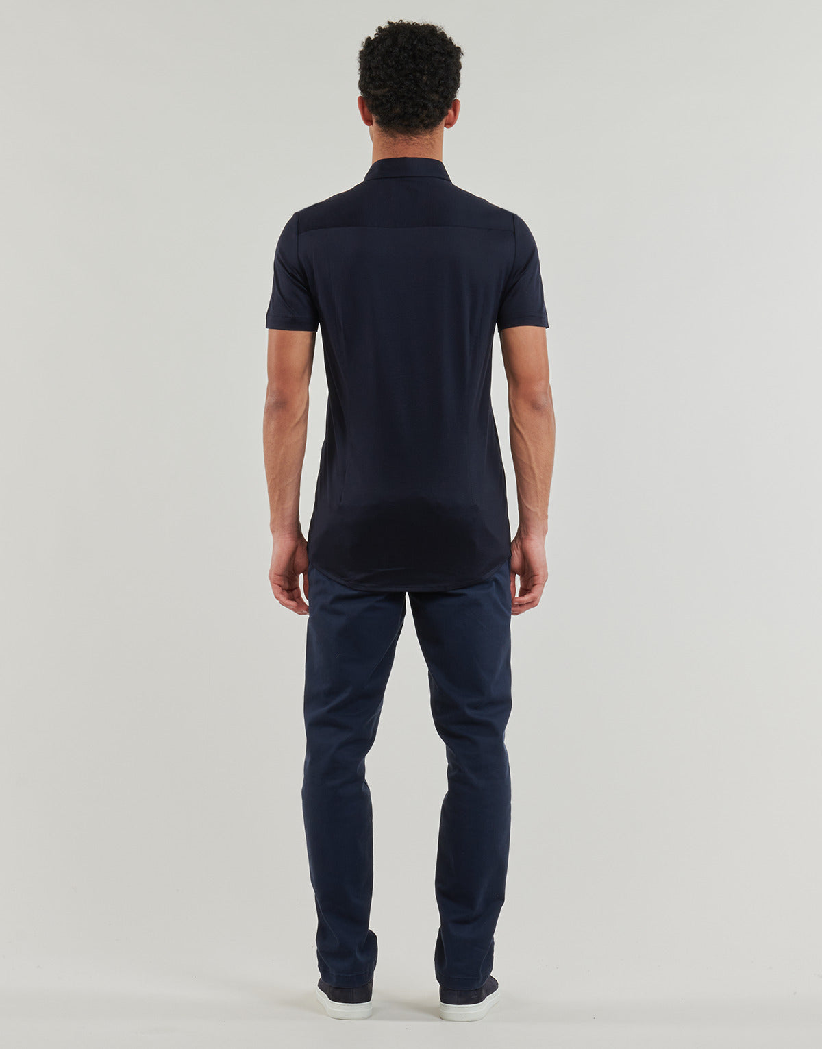 Camicia a maniche corte Uomo Emporio Armani CAMICIA 8N1CG0 Marine