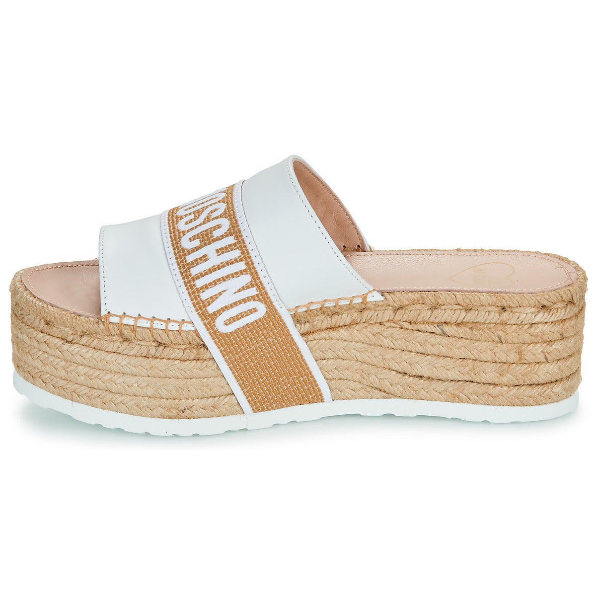 Scarpe Donna Love Moschino MULE RIBBON Bianco