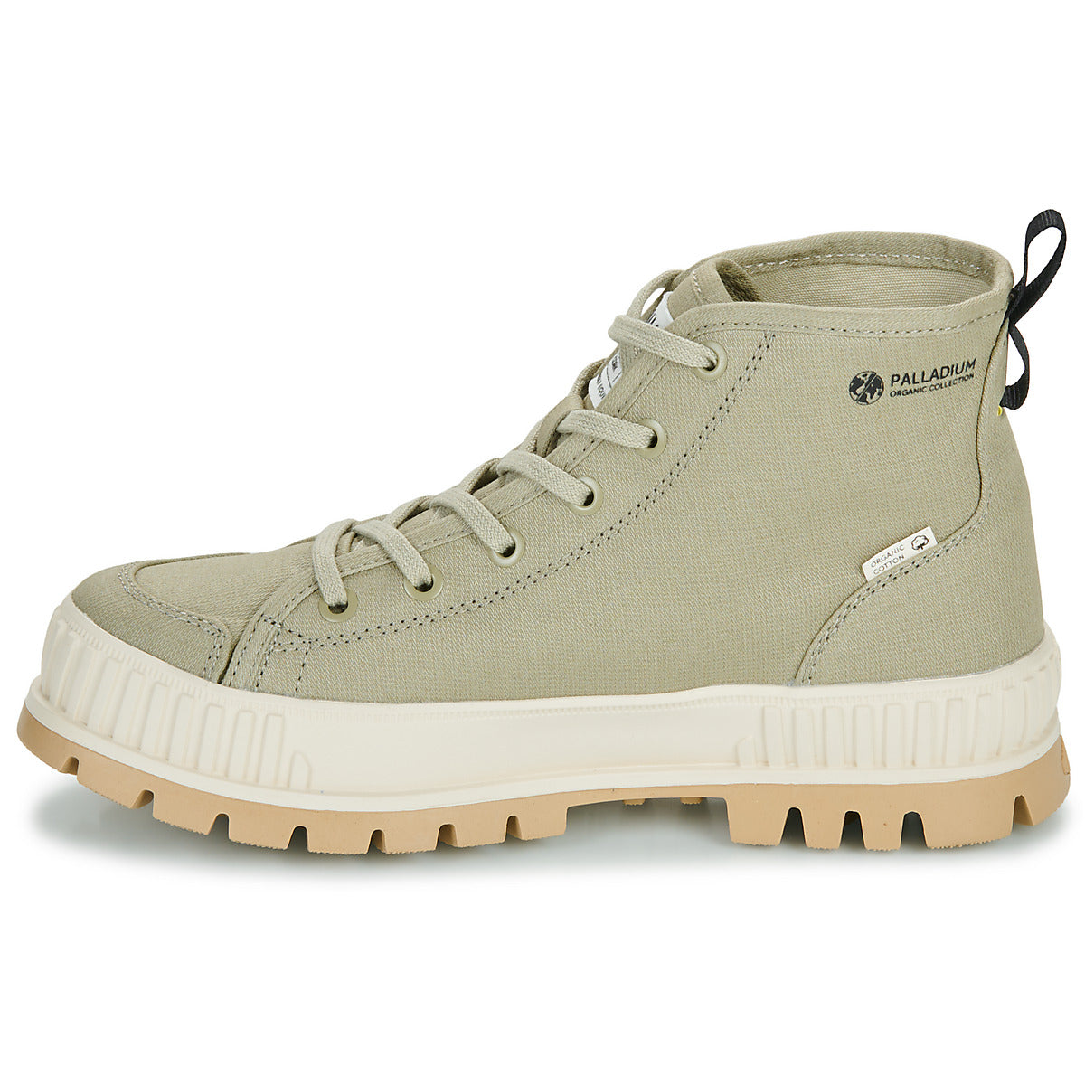 Sneakers alte Uomo Palladium PALLASHOCK ORG 2 Kaki