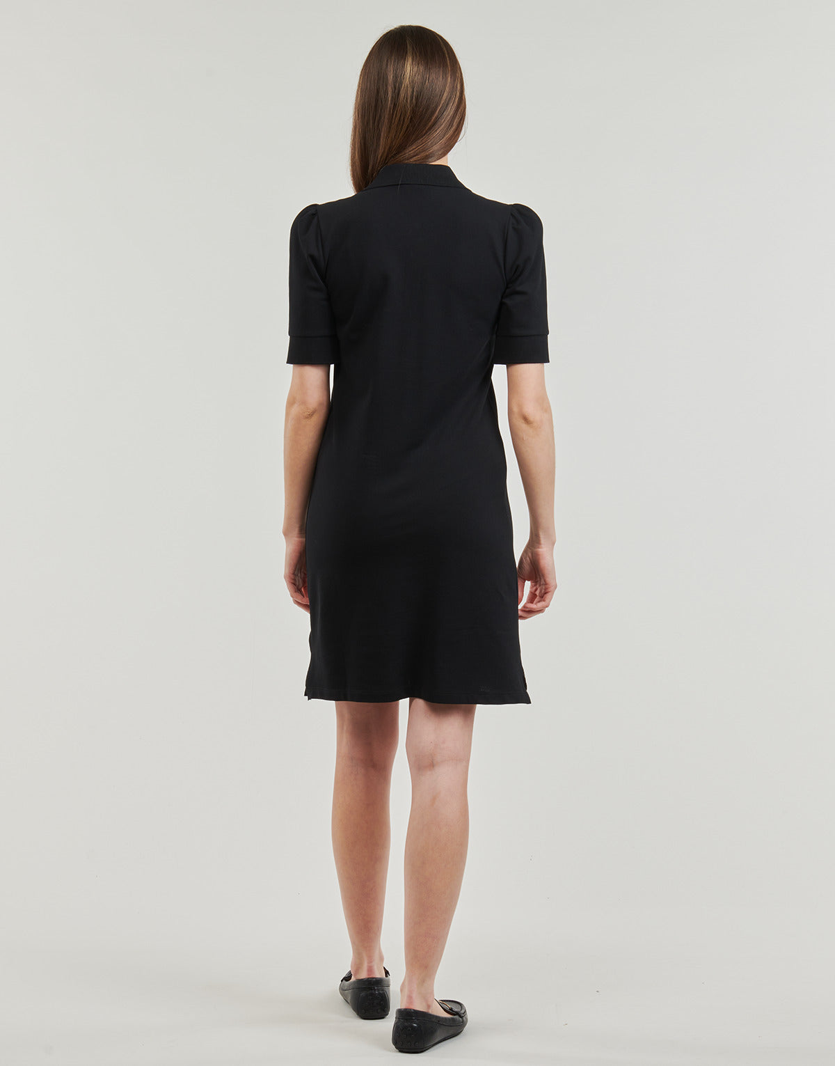 Abito corto Donna Lauren Ralph Lauren CHACE-ELBOW SLEEVE-CASUAL DRESS Nero