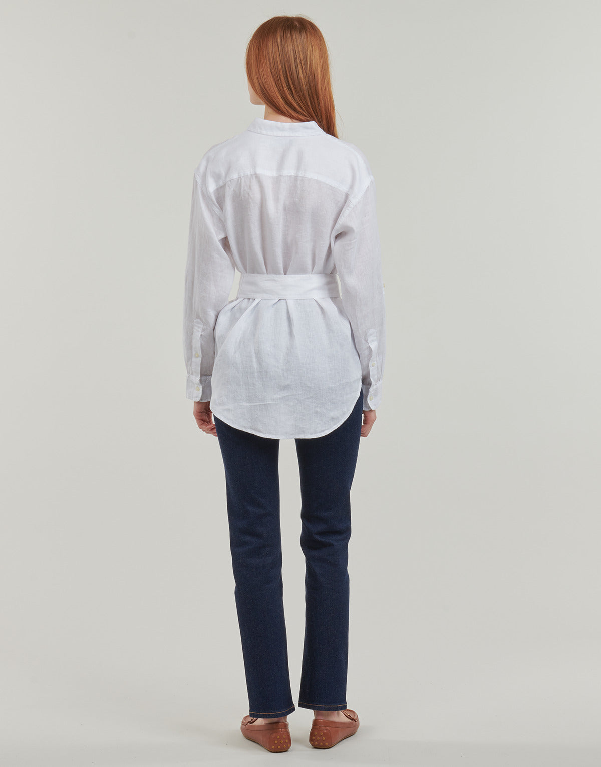 Camicia Donna Lauren Ralph Lauren CHADWICK-LONG SLEEVE-SHIRT Bianco