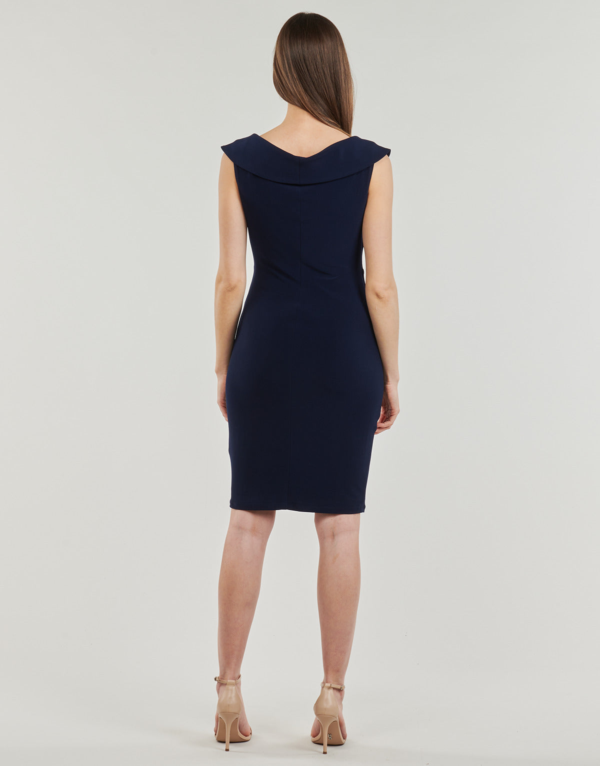 Abito corto Donna Lauren Ralph Lauren LEONIDAS SH-SLEEVELESS-COCKTAIL DRESS Marine