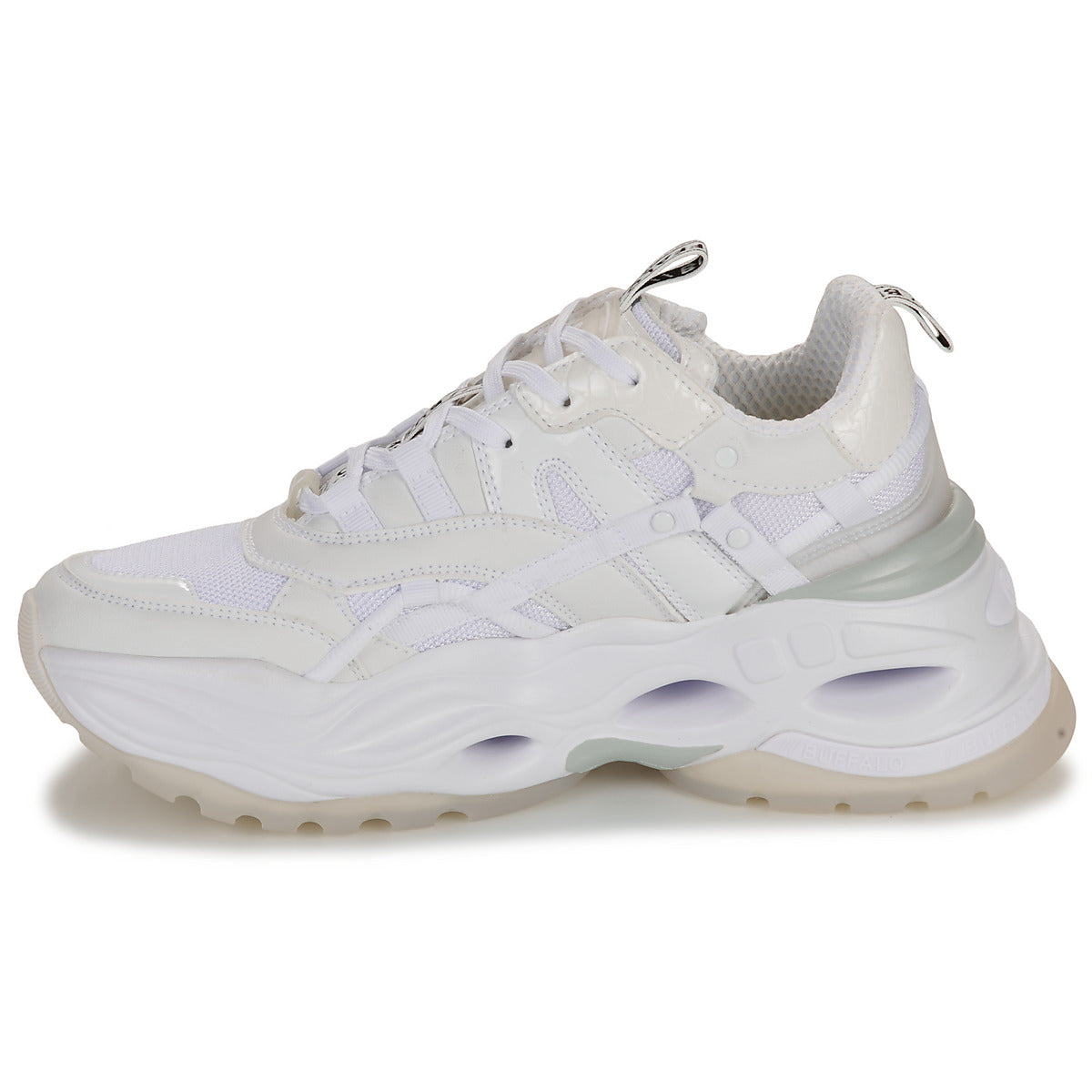 Sneakers basse Donna Buffalo TRIPLET HOLLOW Bianco