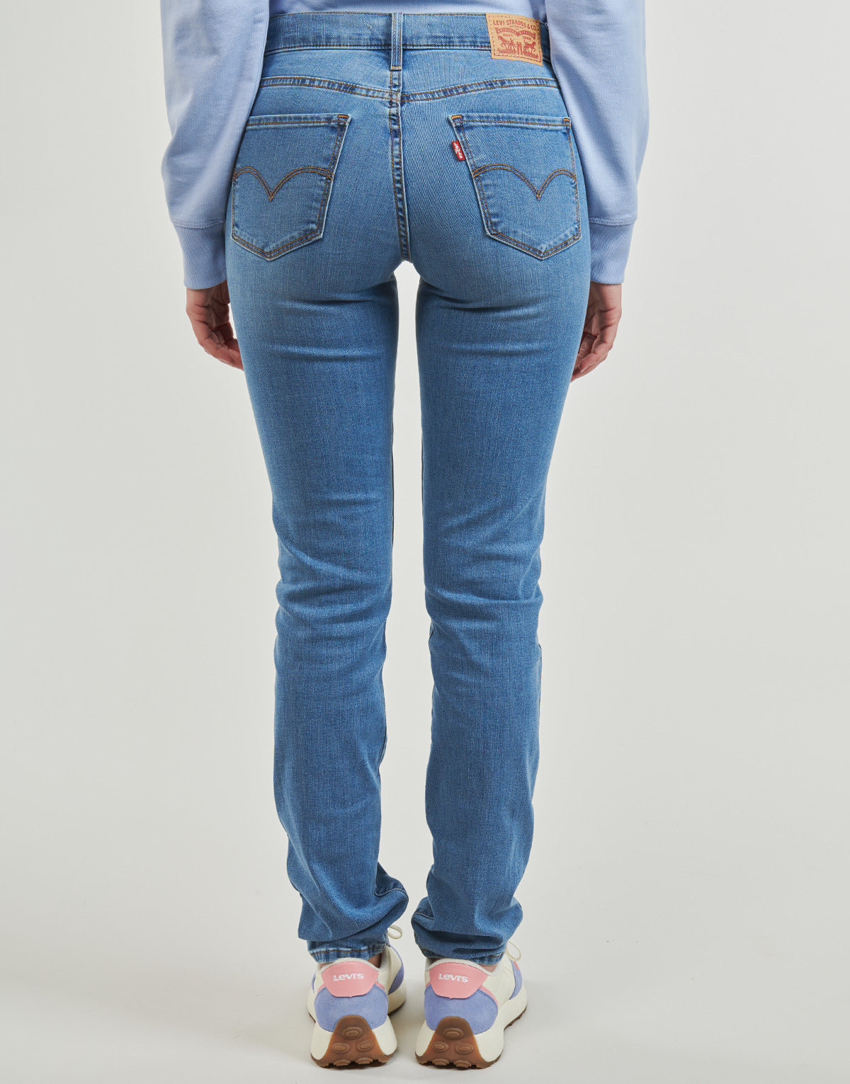 Jeans Slim Donna Levis 312 SHAPING SLIM Lightweight Blu