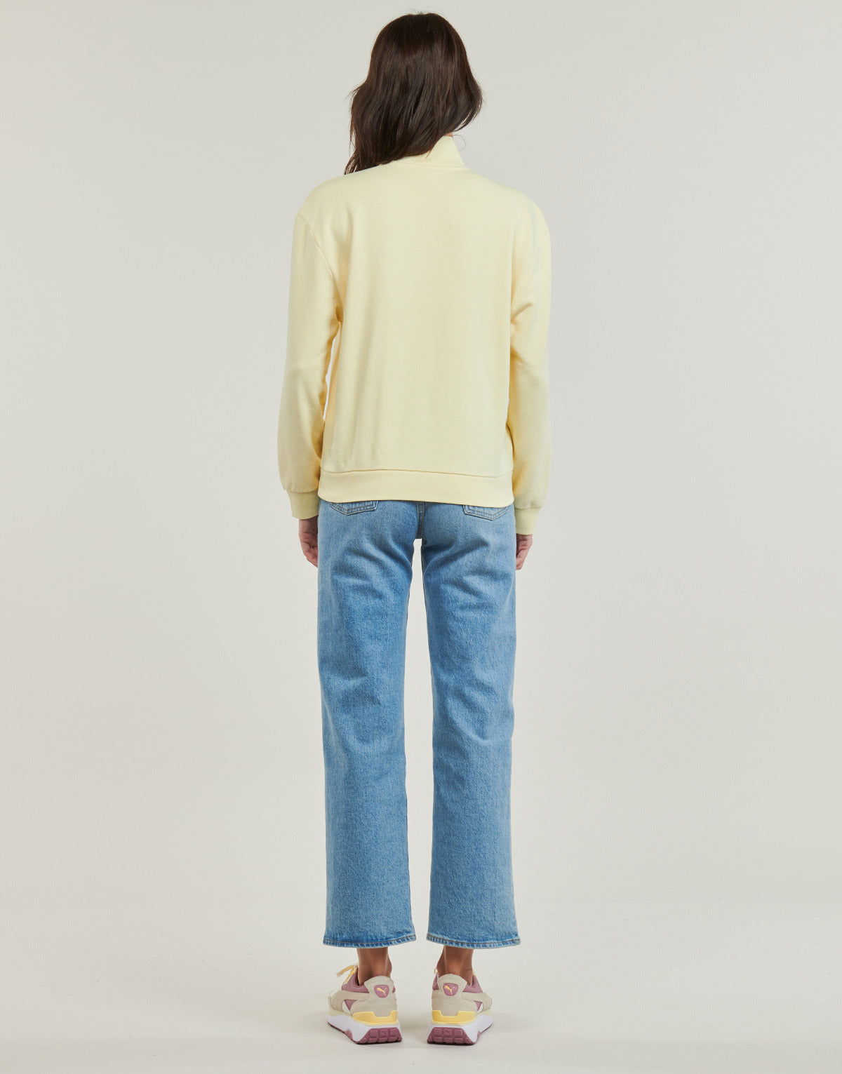 Felpa Donna Levis EVERYDAY 1/4 ZIP Giallo