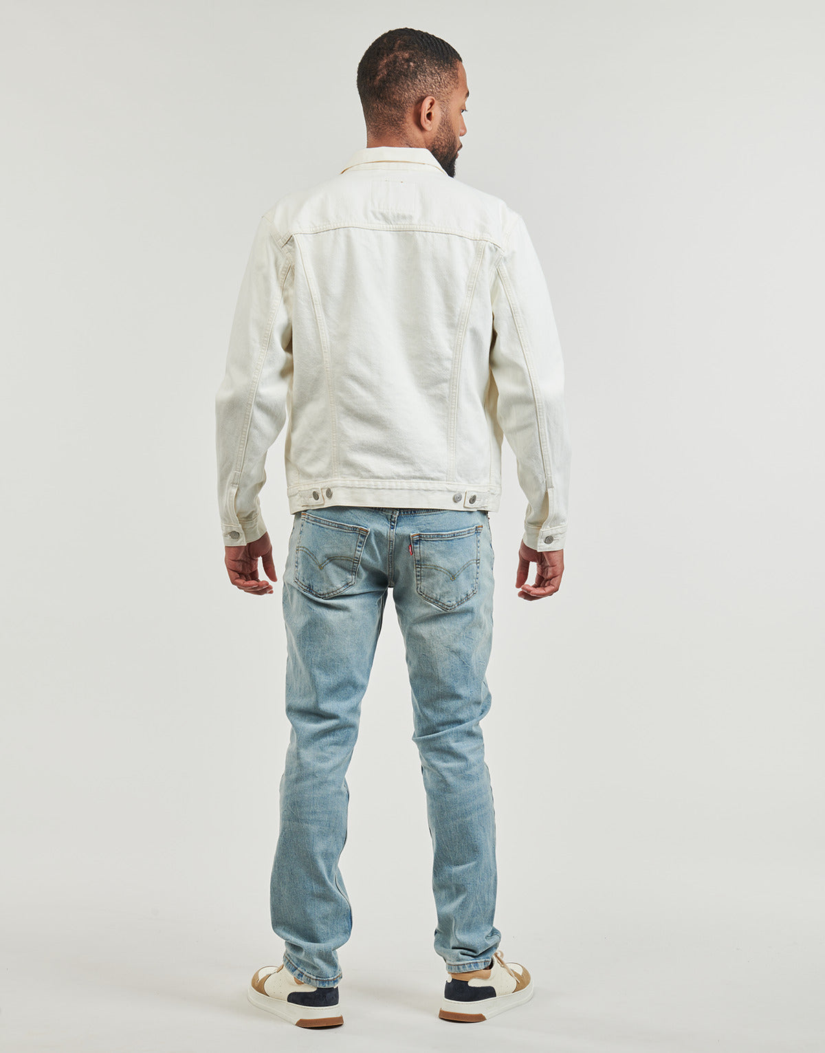 Giacca in jeans Uomo Levis THE TRUCKER JACKET Bianco