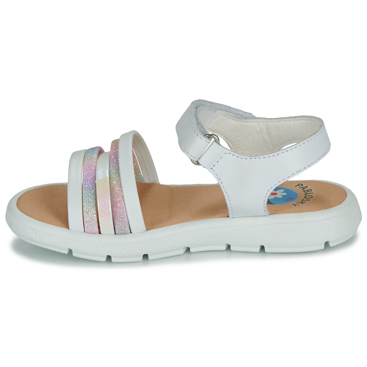 Sandali bambini ragazza Pablosky 429800 Bianco
