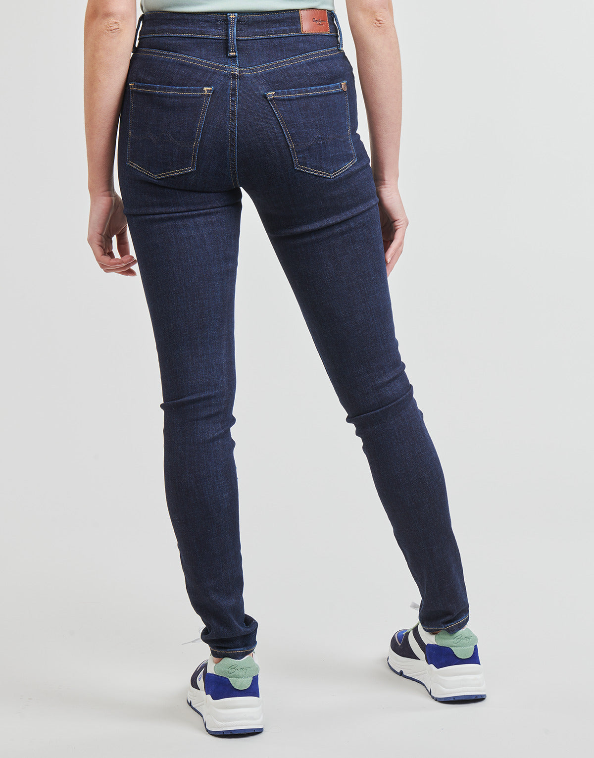 Jeans skynny Donna Pepe jeans SKINNY JEANS HW Blu