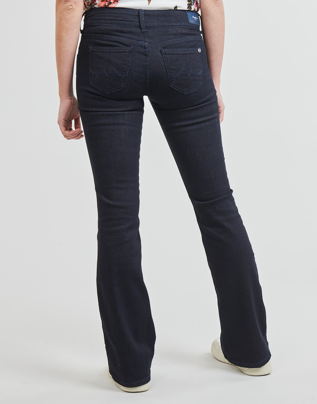 Jeans Flare Donna Pepe jeans SLIM FIT FLARE LW Blu