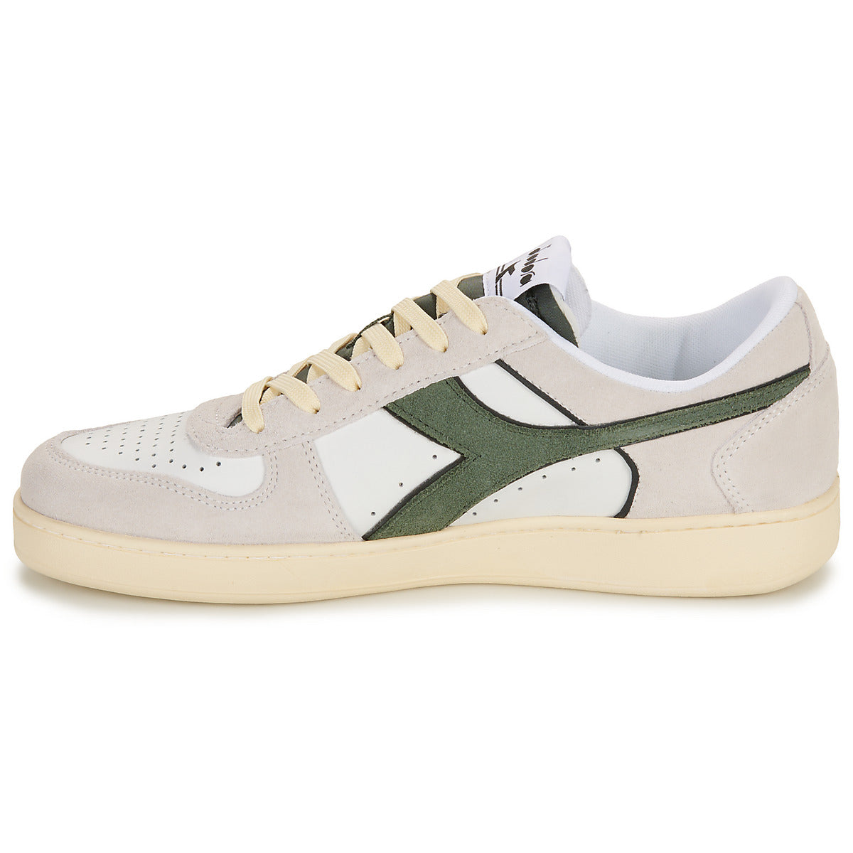Sneakers Uomo Diadora MAGIC BASKET LOW SUEDE Bianco