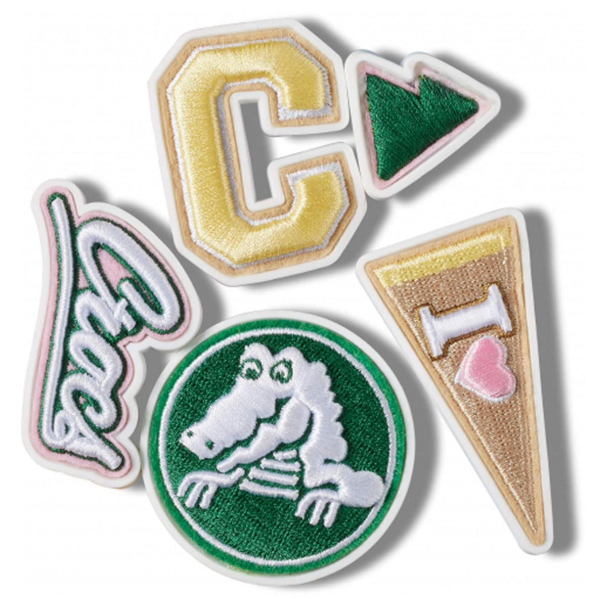 Accessori scarpe Uomo Crocs JIBBITZ Crocs Varsity Patch 5 Pack Multicolore