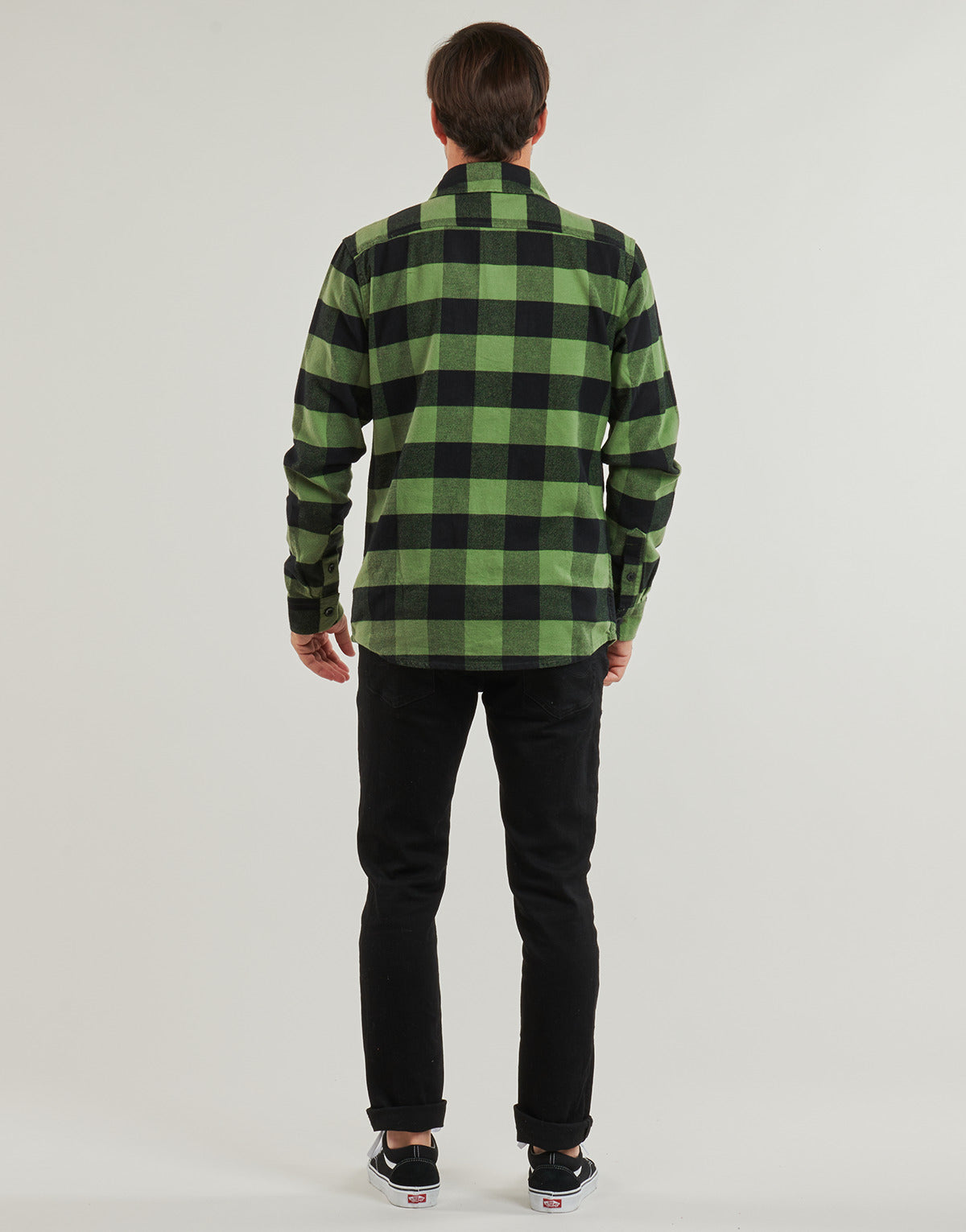 Camicia a maniche lunghe Uomo Dickies NEW SACRAMENTO SHIRT PINE GREEN Kaki