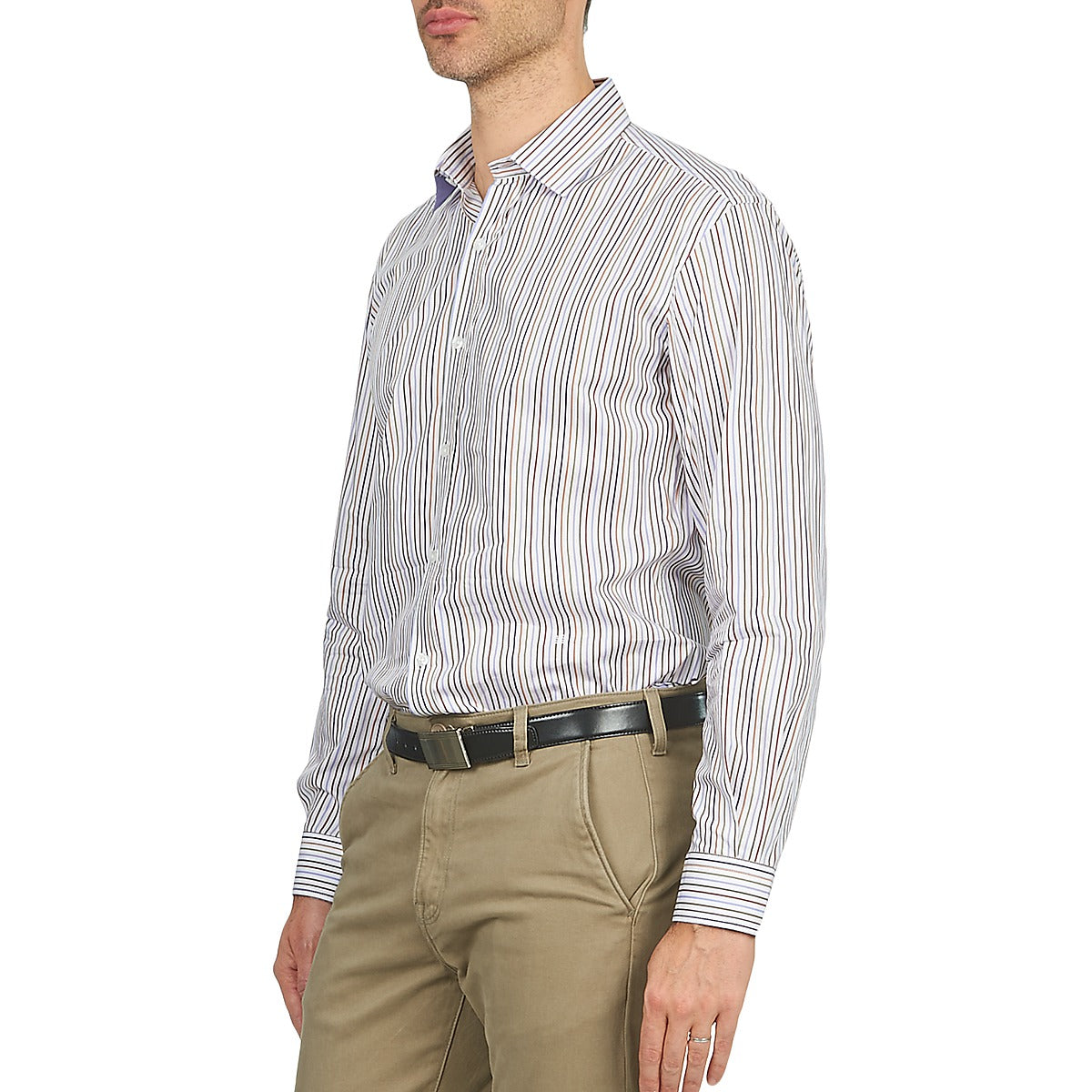 Camicia a maniche lunghe Uomo Serge Blanco DORILANDO Blu