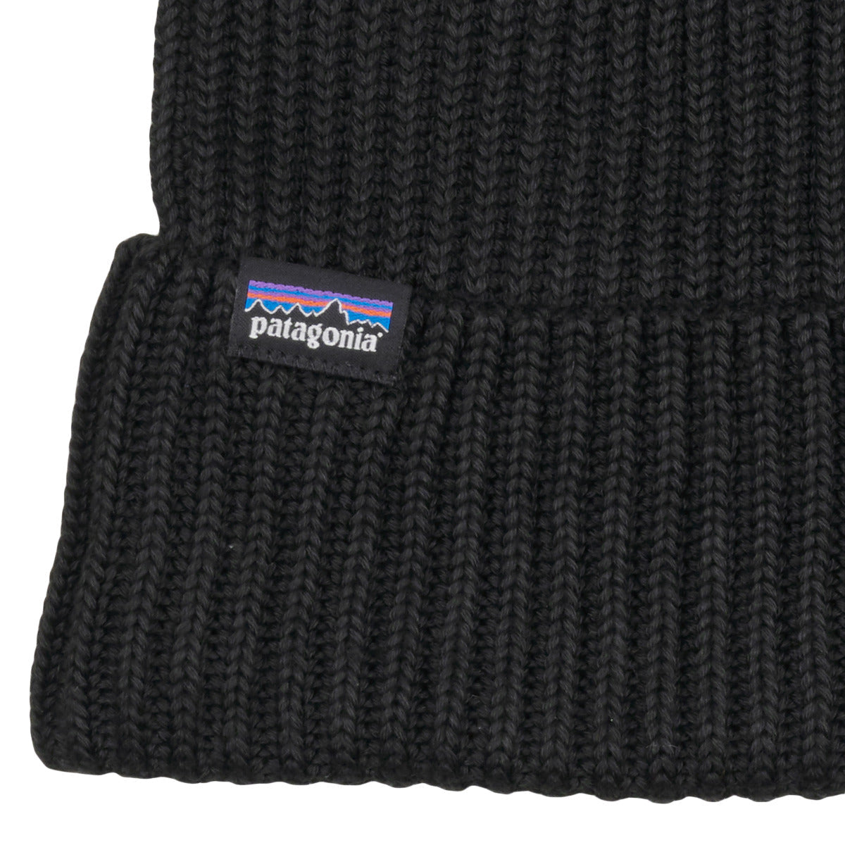 Berretto Uomo Patagonia Fishermans Rolled Beanie Nero