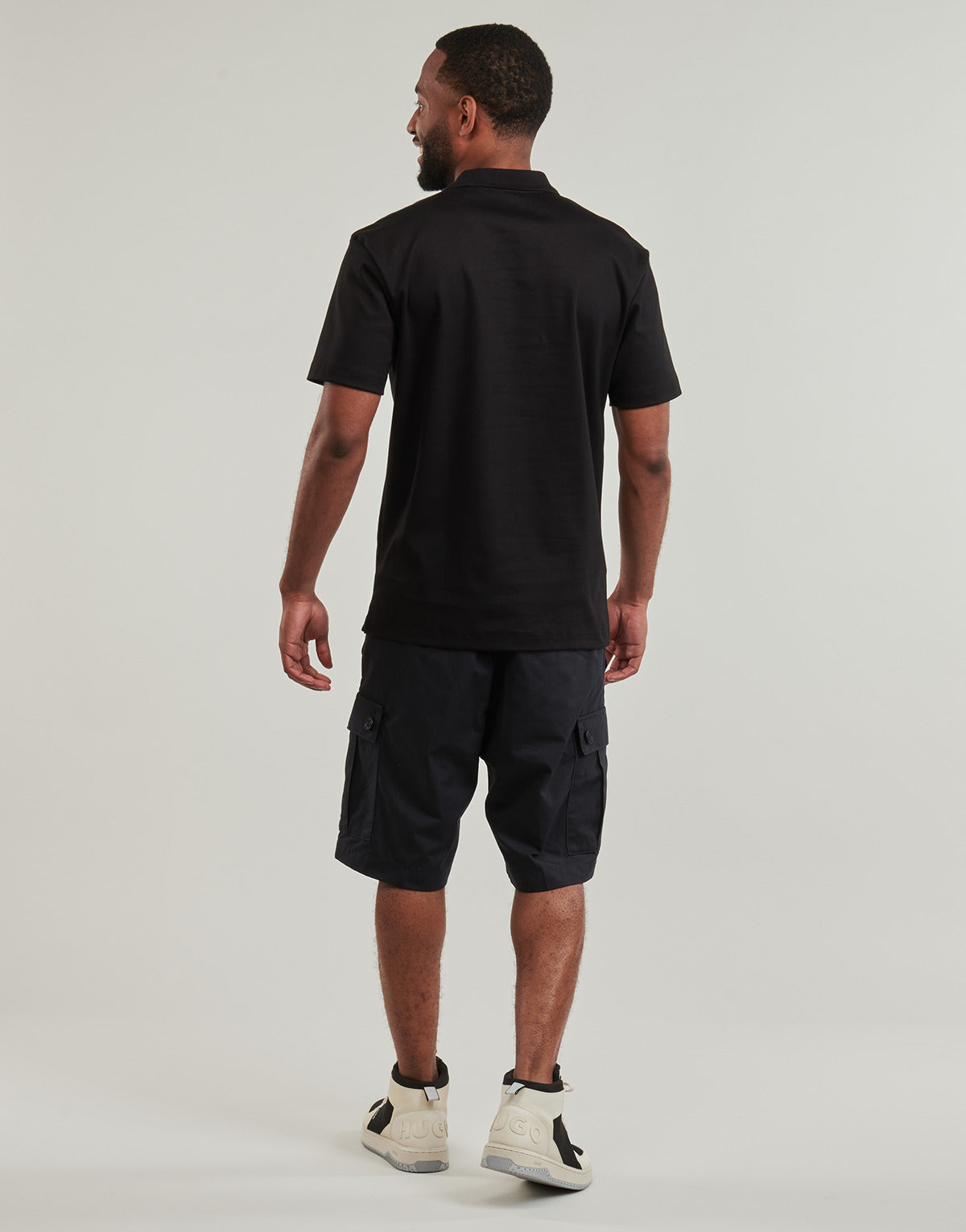 Polo Uomo HUGO Deabono_D Nero