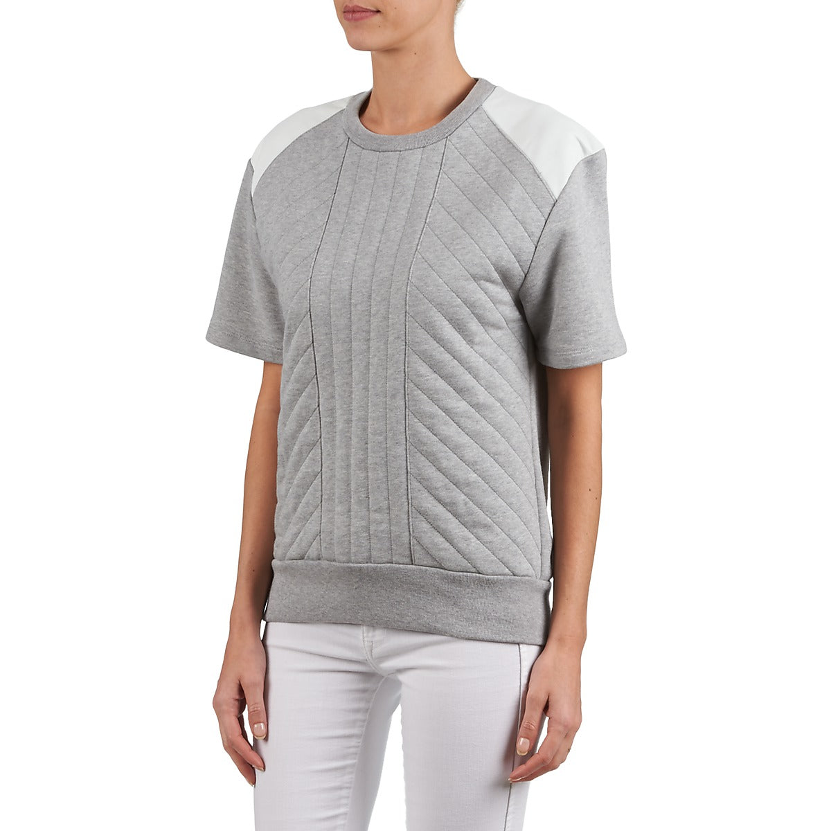 Felpa Donna Joseph RD NK SS Grigio