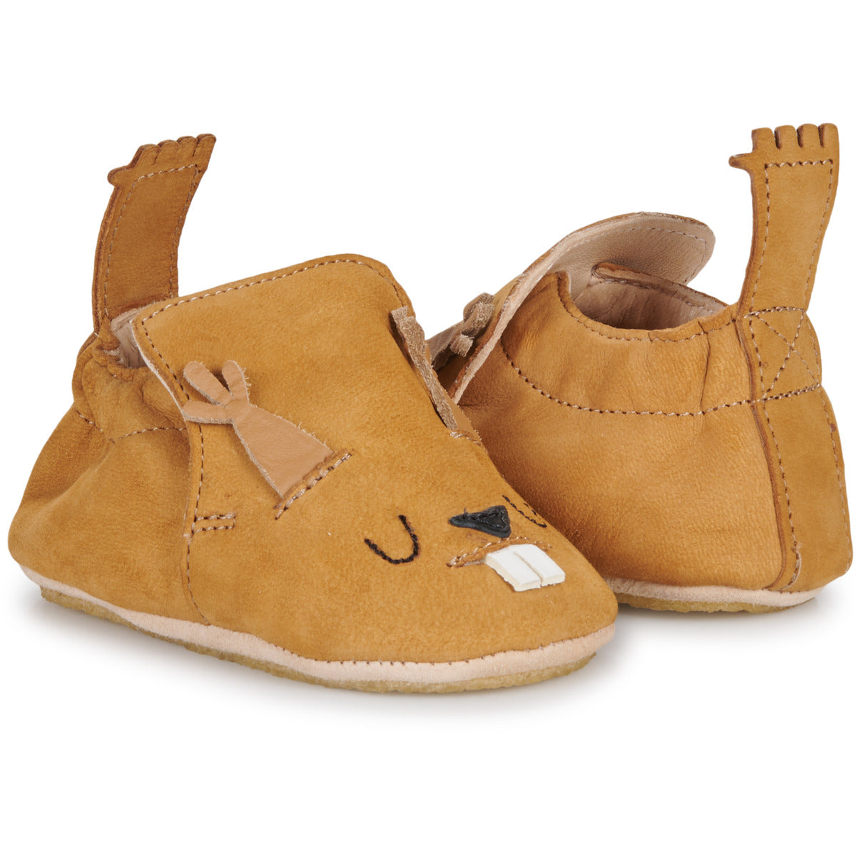 Pantofole bambini ragazza Easy Peasy MY BLUBLU CASTOR Marrone