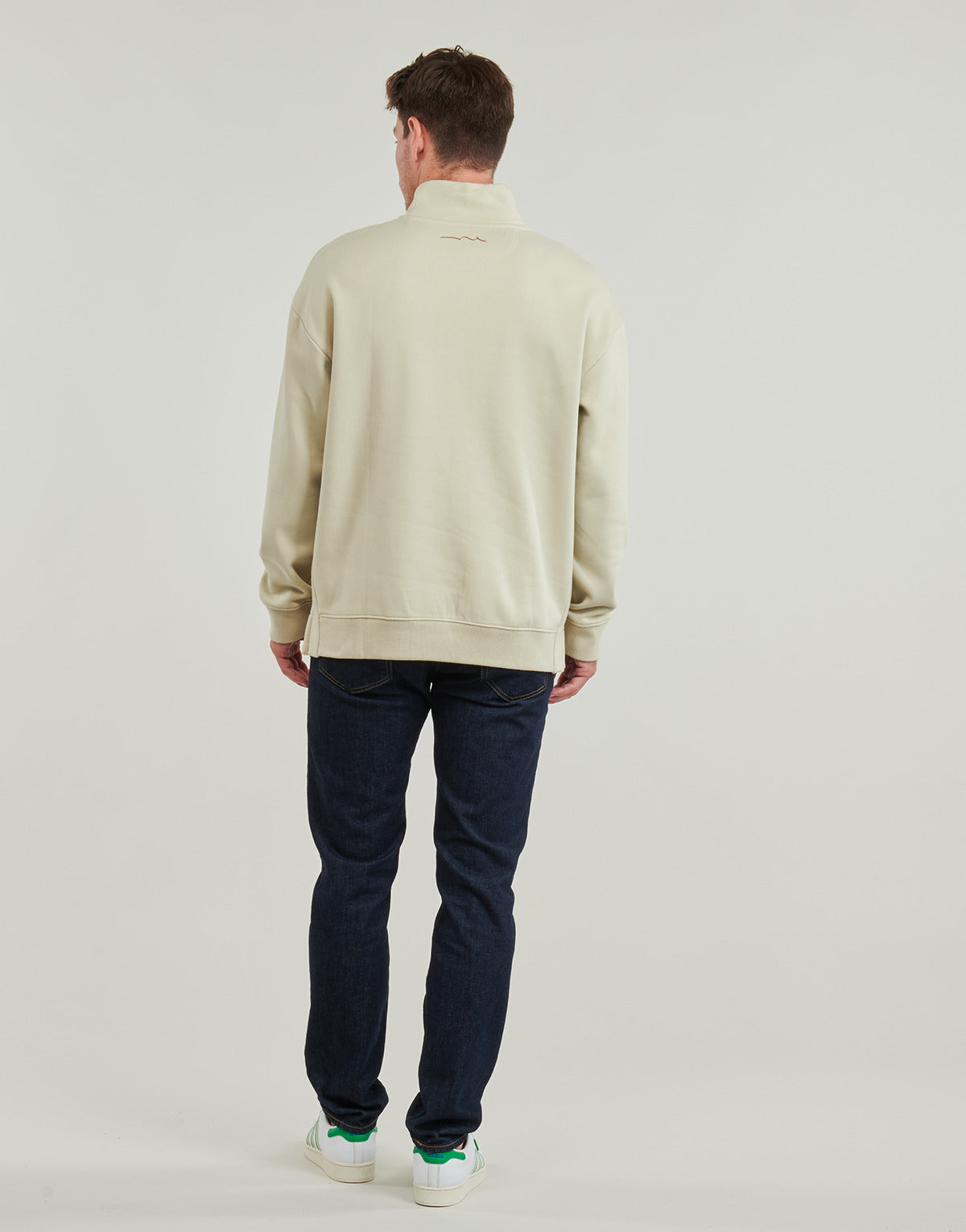 Felpa Uomo Teddy Smith LOTEN Beige