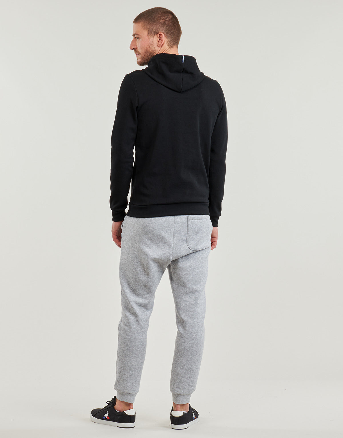 Felpa Uomo Le Coq Sportif ESS Hoody N°2 M Nero