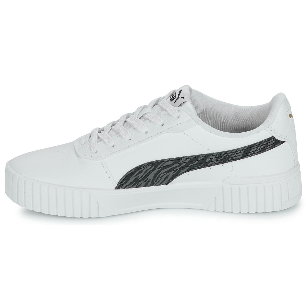 Scarpe bambini ragazza Puma Carina 2.0 Zebra Jr Bianco