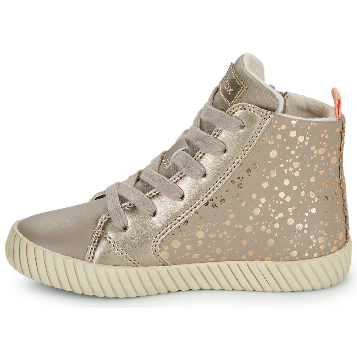 Scarpe bambini ragazza Geox J MIRROLESS GIRL Beige