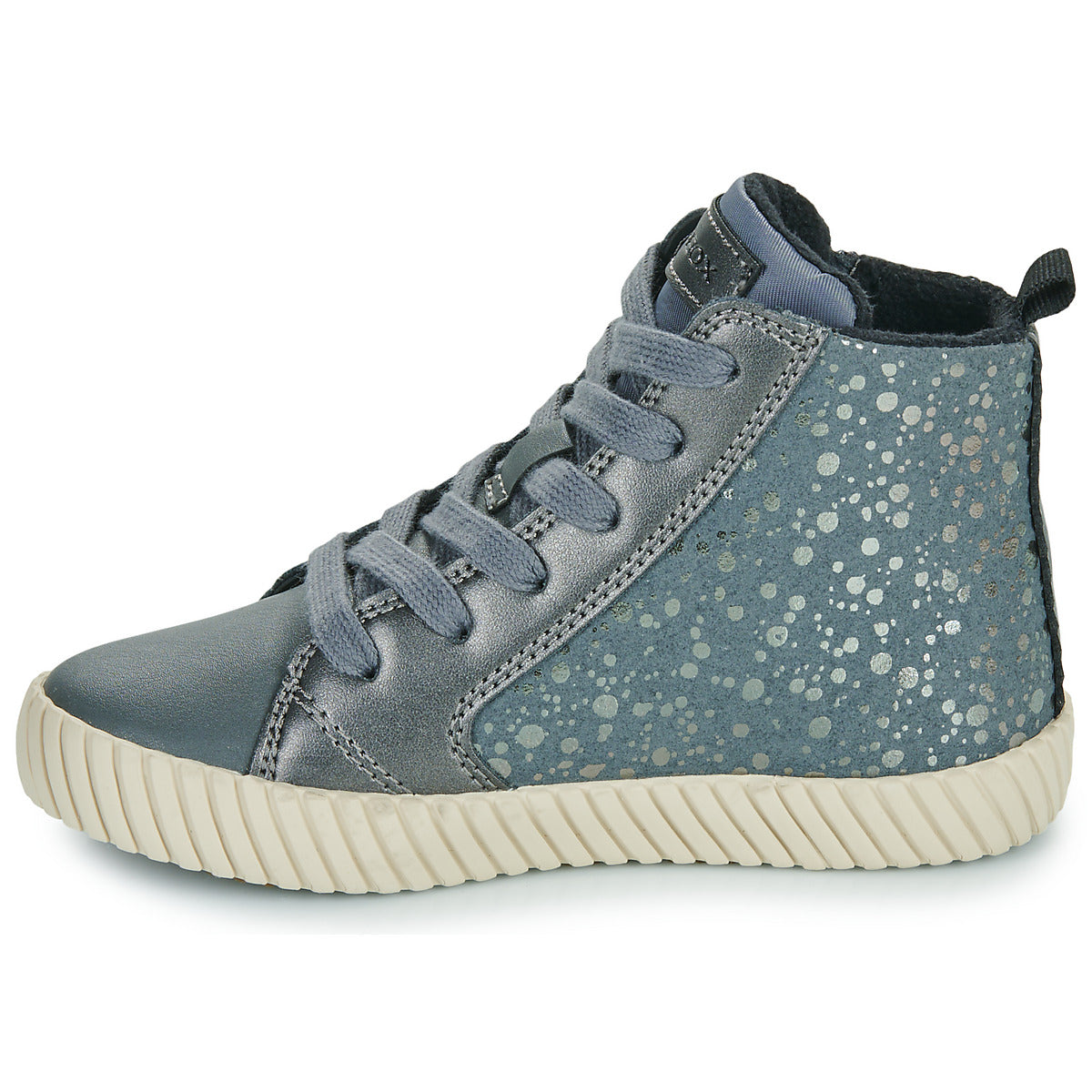 Scarpe bambini ragazza Geox J MIRROLESS GIRL Argento