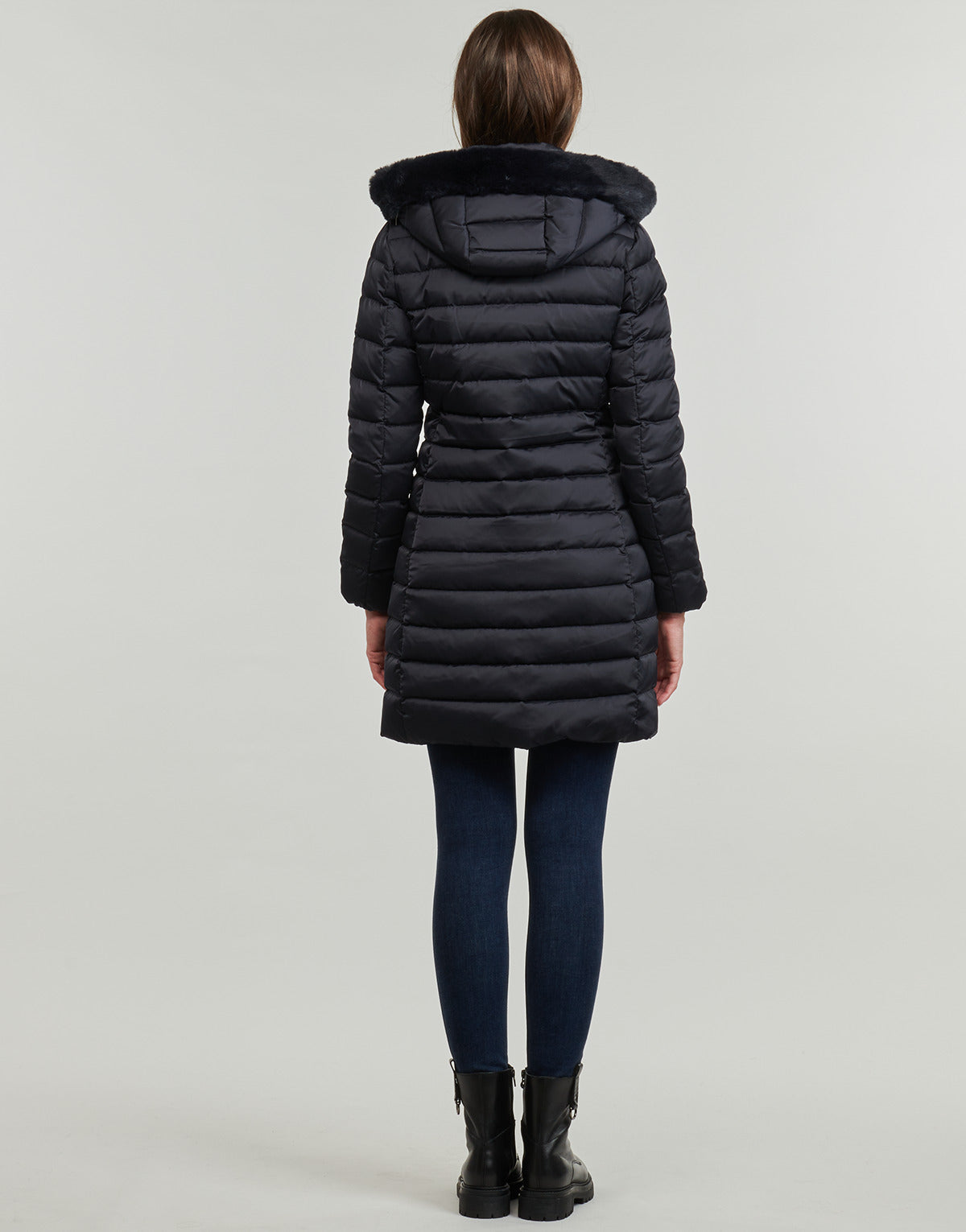 Piumino Donna Geox W BETTANIE LONG JKT Marine