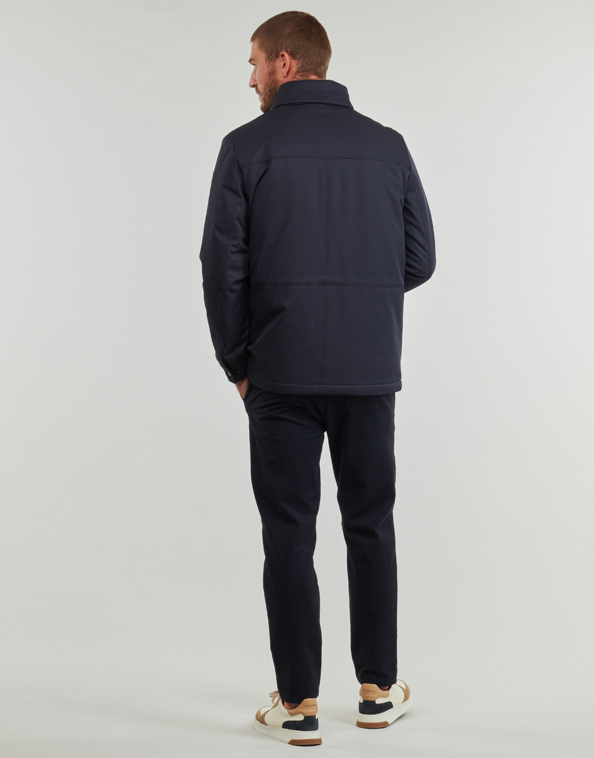 Parka Uomo Geox M VINCIT MID JKT Marine