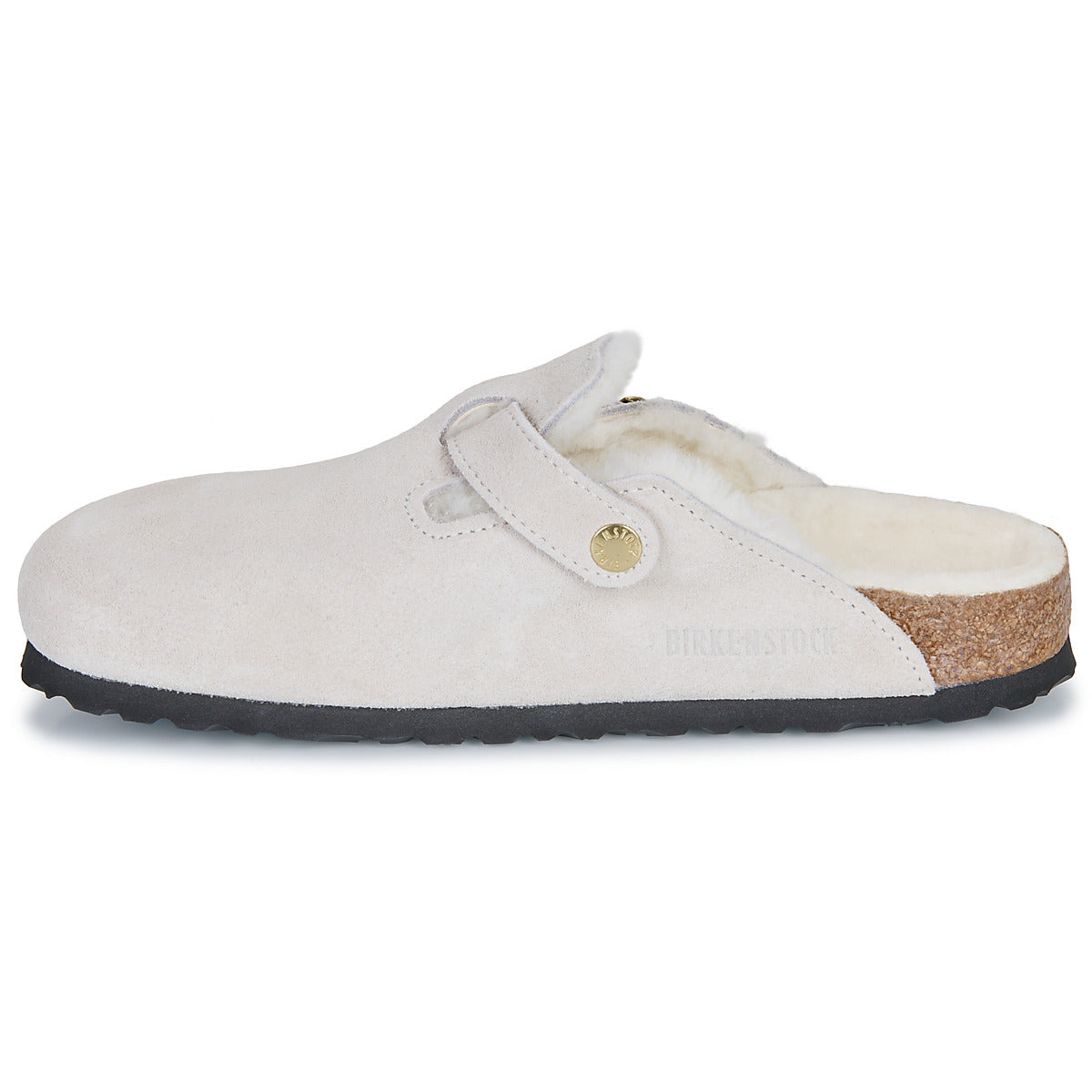 Scarpe Donna BIRKENSTOCK Boston Shearling LEVE Antique White LAF Beige