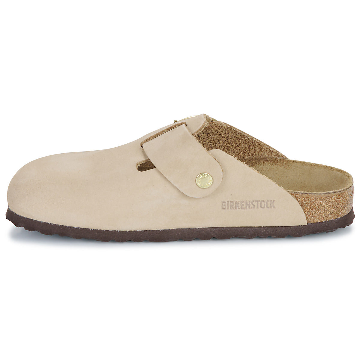 Scarpe Donna BIRKENSTOCK Boston Big Buckle LENB Sandcastle Beige