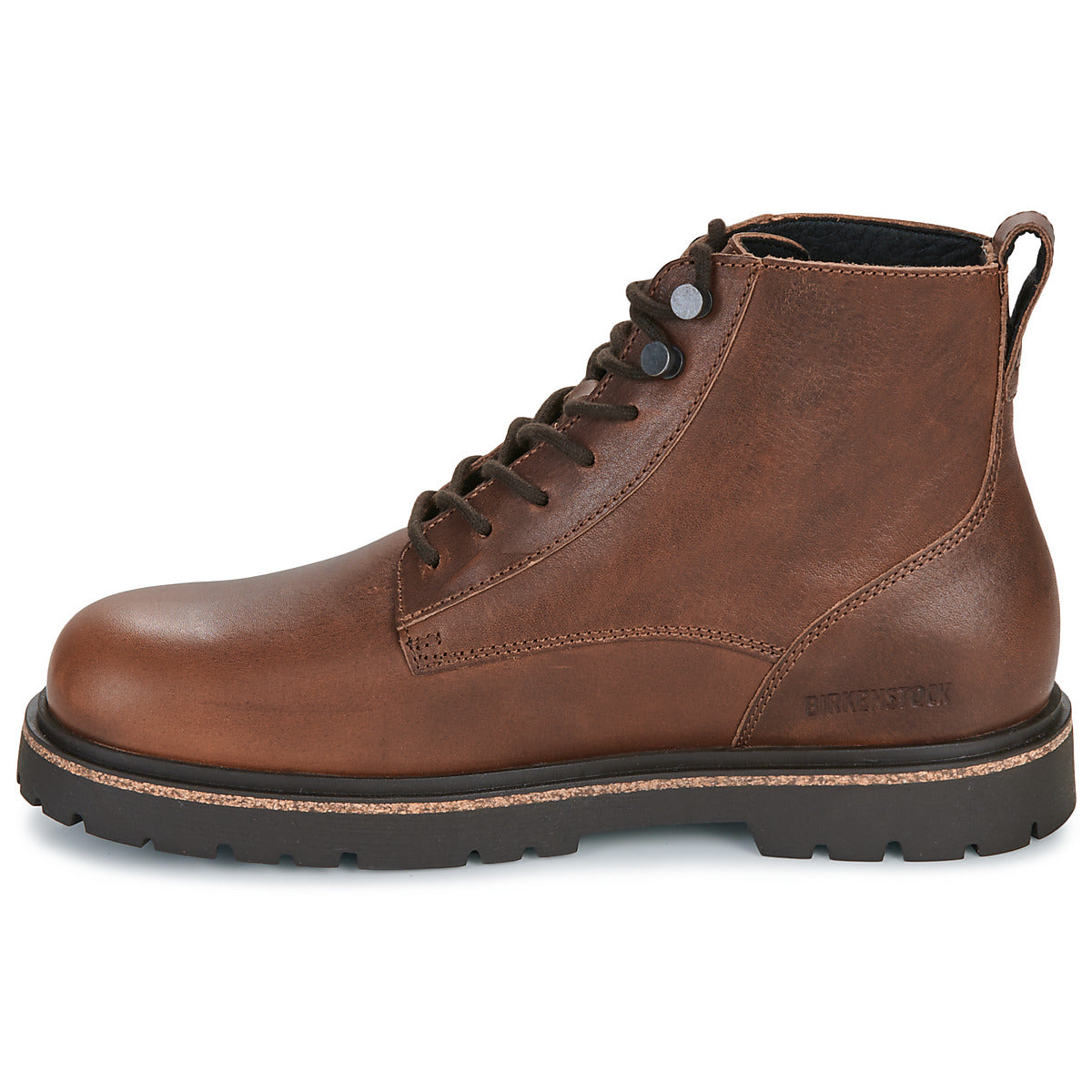 Stivaletti Uomo BIRKENSTOCK Highwood Lace Mid M LENA Chocolate Marrone